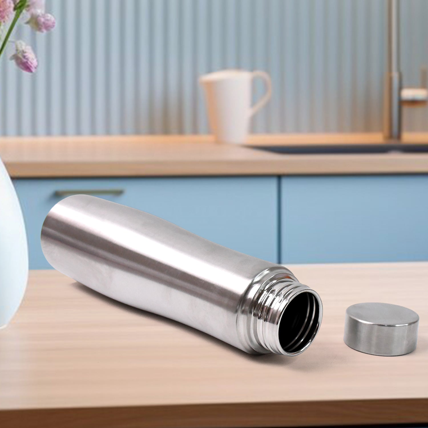 Stainless Steel Double Wall Vacuum-Insulated Drink Water Bottle (1000 ML) - Shivani Jaswal Stainless Steel Double Wall Vacuum-Insulated Drink Water Bottle (1000 ML)