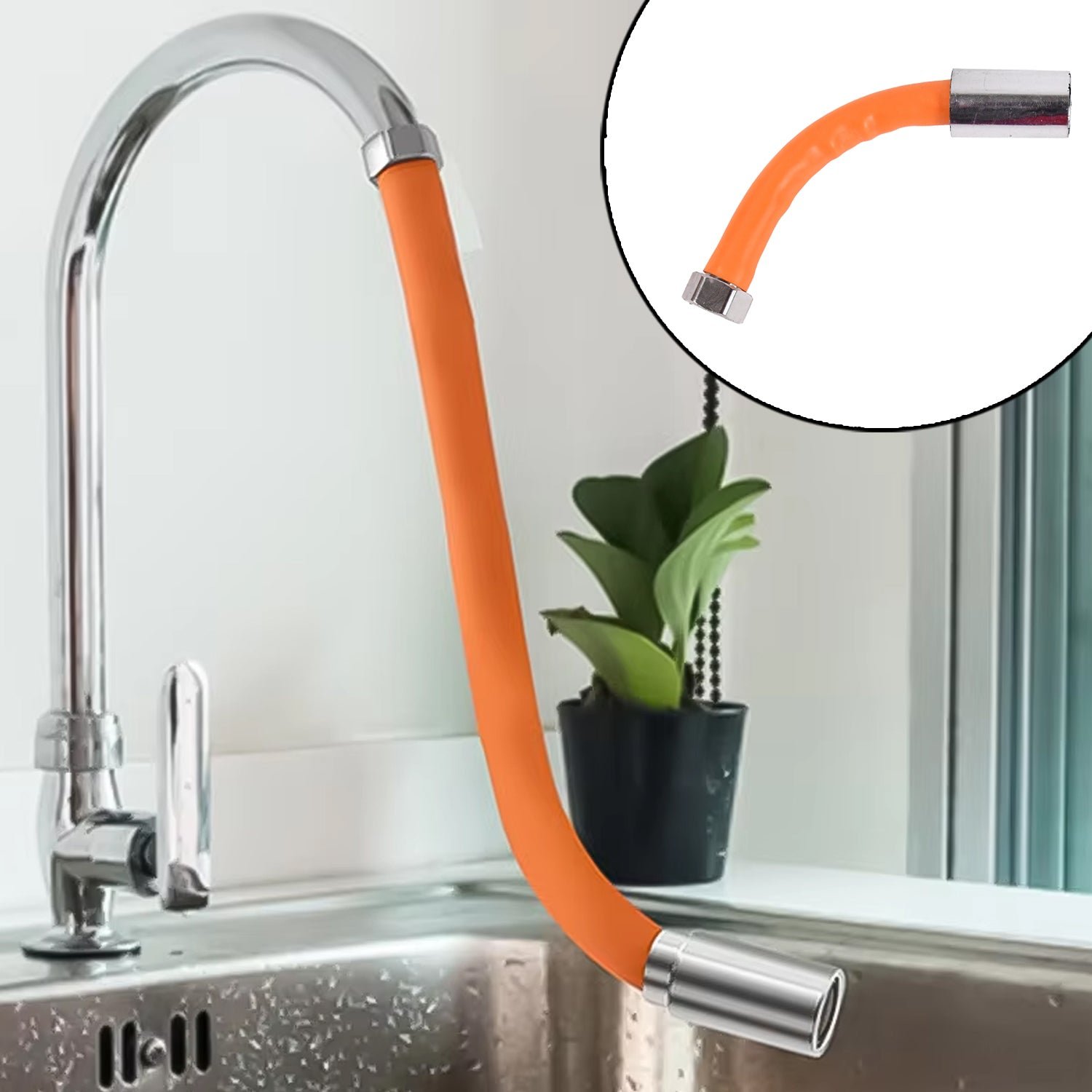 Universal Extension Tube 360° Swivel Free Bending Flexible Connector (17 Cm) - Shivani Jaswal Universal Extension Tube 360° Swivel Free Bending Flexible Connector (17 Cm)