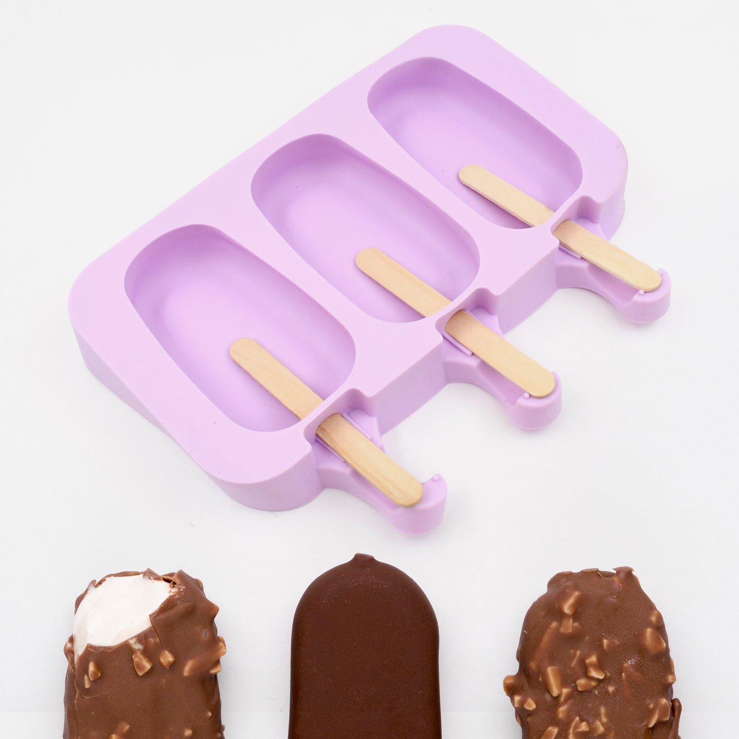 Silicone Sicle Molds – DIY Ice Pops with Lids & 50 Sticks - Shivani Jaswal Silicone Sicle Molds – DIY Ice Pops with Lids & 50 Sticks
