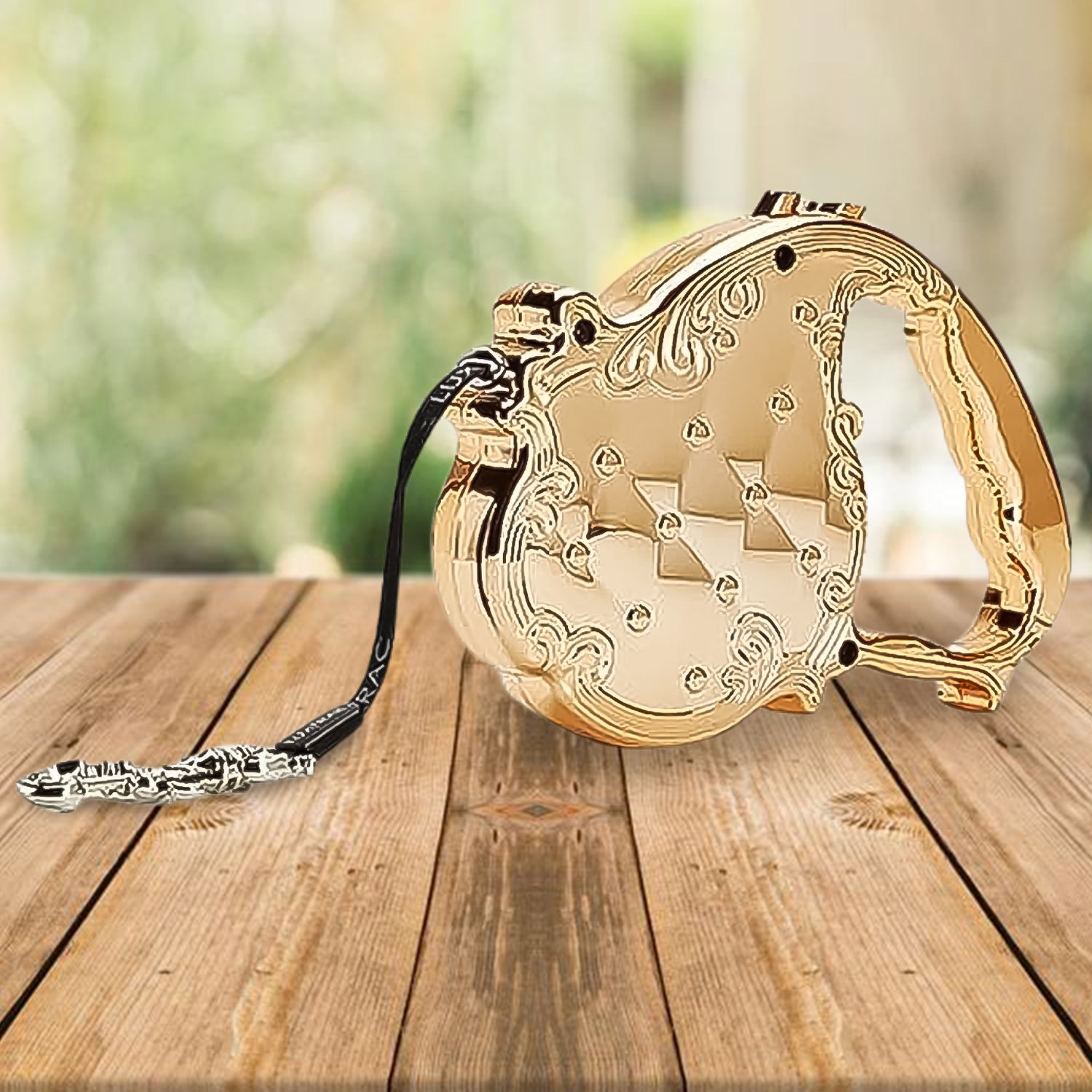 Retractable Telescopic Belt Rope Cat Golden Traction (3M Approx / 1 pc) - Shivani Jaswal Retractable Telescopic Belt Rope Cat Golden Traction (3M Approx / 1 pc)