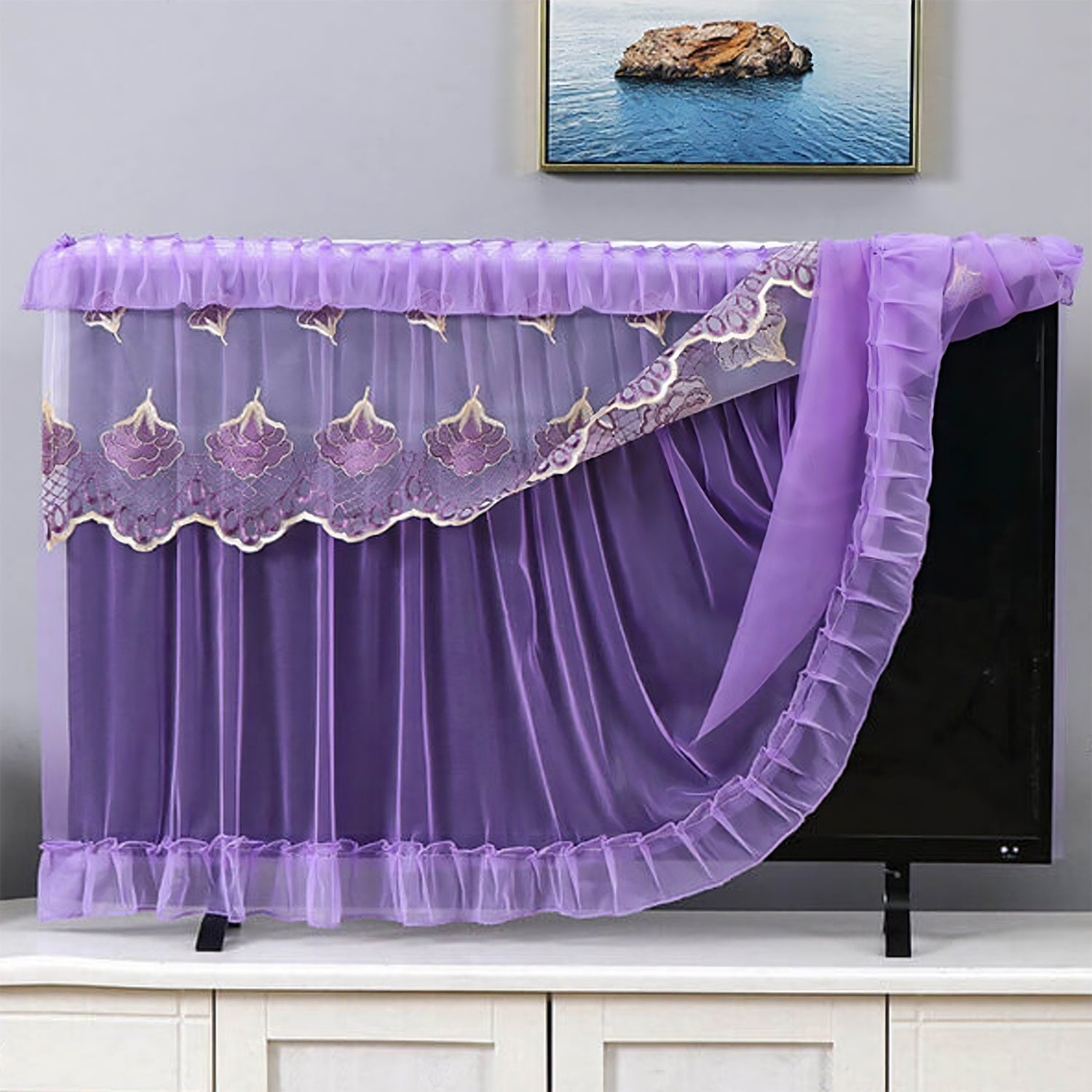 Dustproof Cover for Indoor, TV Screen Protector Cloth Cover (32 Inch) - Shivani Jaswal Dustproof Cover for Indoor, TV Screen Protector Cloth Cover (32 Inch)