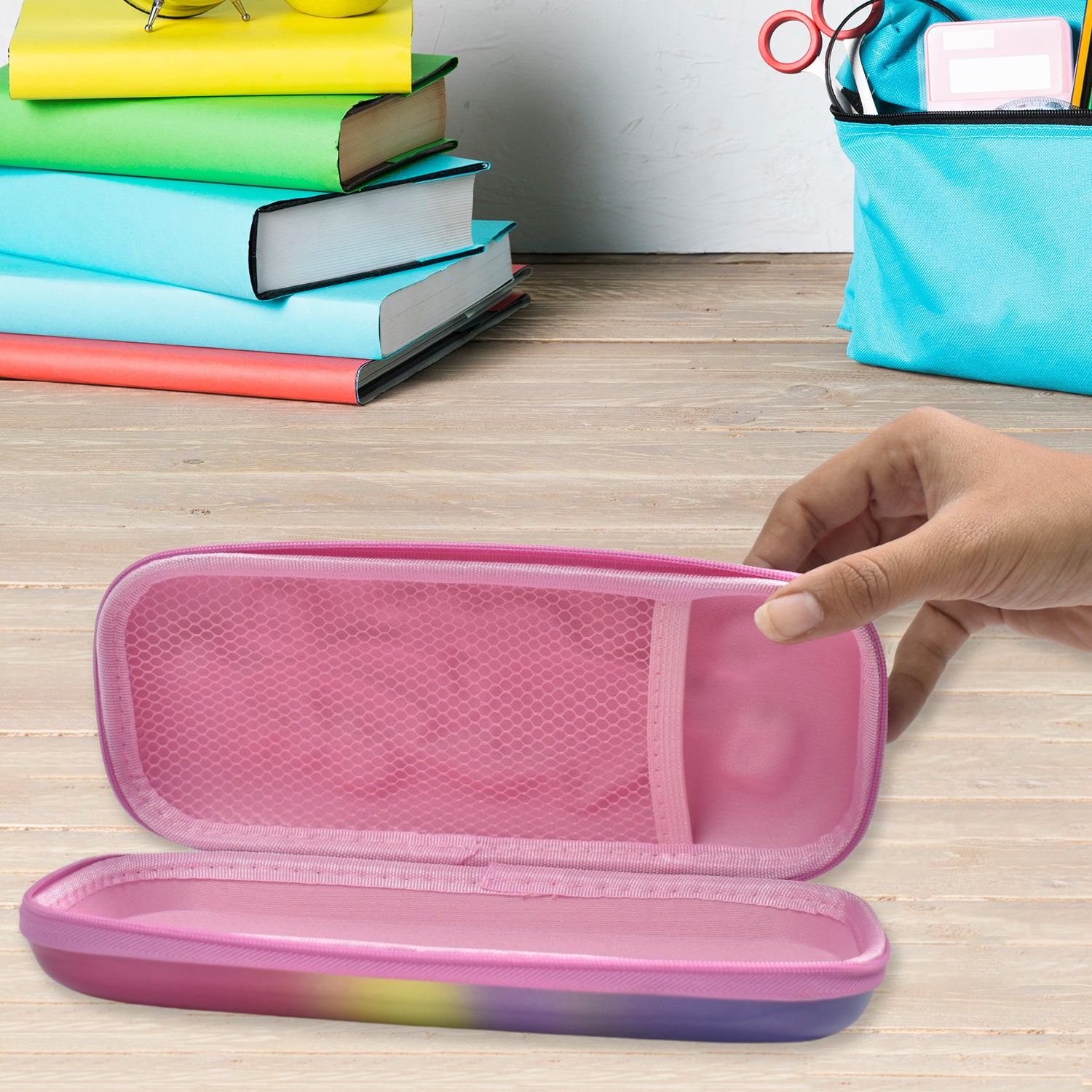 3D Cartoon Zipper Compass Box, Pencil Box (1 Pc) - Shivani Jaswal 3D Cartoon Zipper Compass Box, Pencil Box (1 Pc)