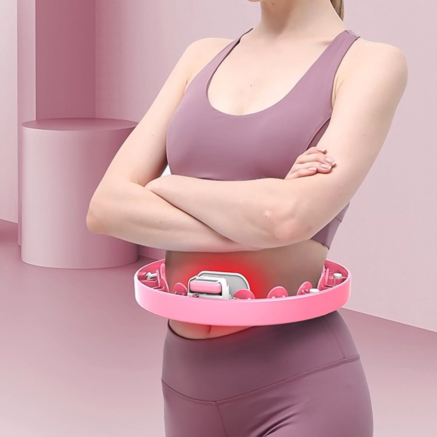 Smart Fitness Hula Hoops with Spinning Ball and Intelligent Counter (1 Pc / Mix Design / Loose) - Shivani Jaswal Smart Fitness Hula Hoops with Spinning Ball and Intelligent Counter (1 Pc / Mix Design / Loose)