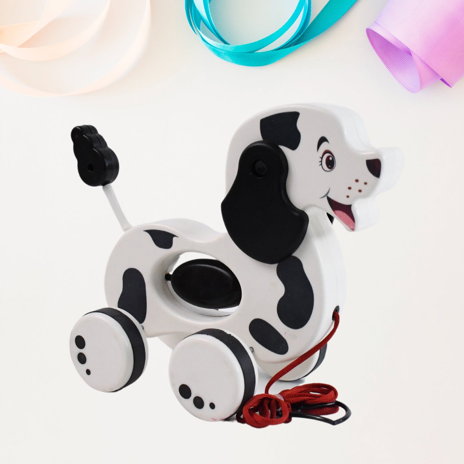 Dog Pull Along Toddler Toy with Attractive Design (1 Pc) - Shivani Jaswal Dog Pull Along Toddler Toy with Attractive Design (1 Pc)