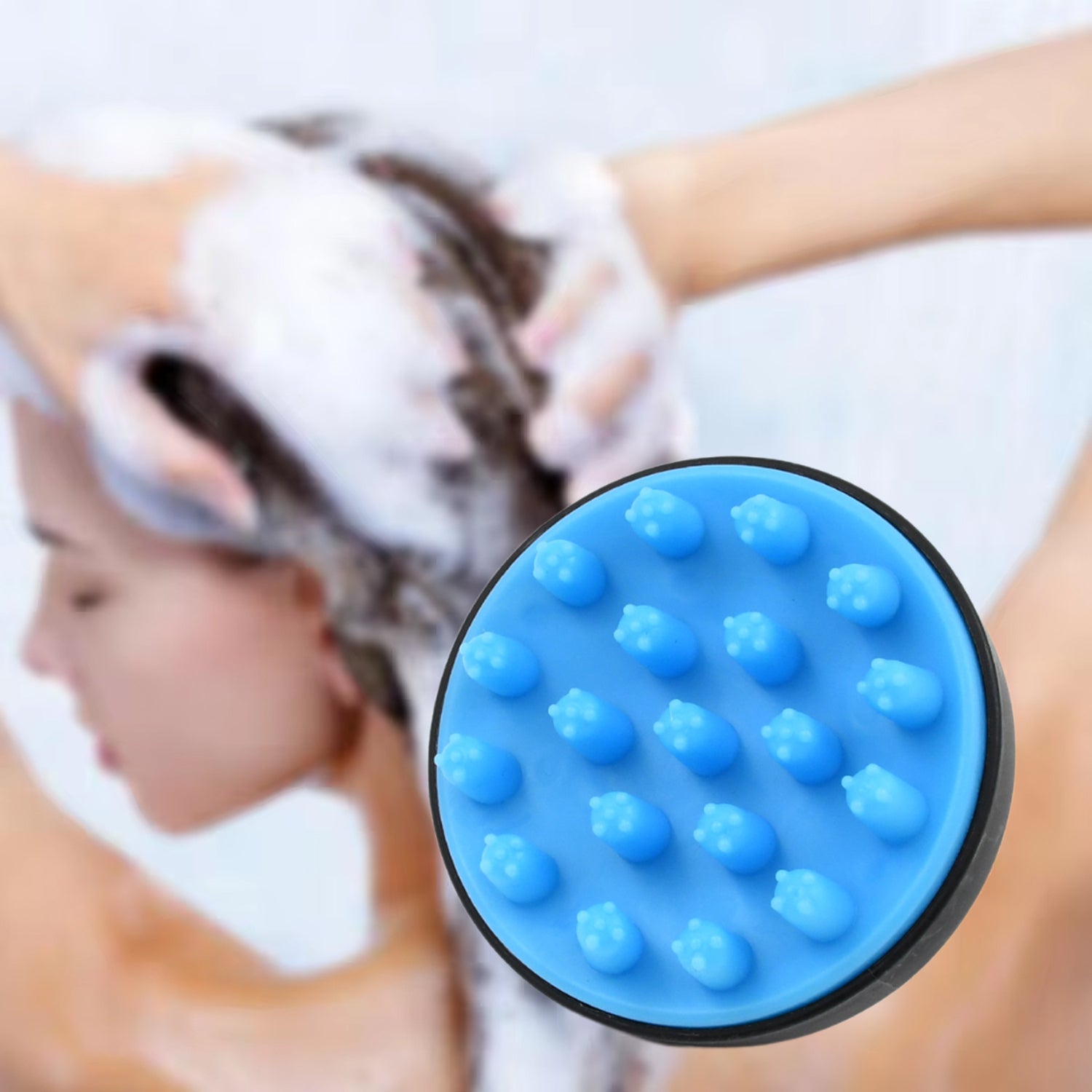Hair Scalp Massager Shampoo Brush Comb (1 Pc), Hair accessories - Shivani Jaswal Hair Scalp Massager Shampoo Brush Comb (1 Pc), Hair accessories