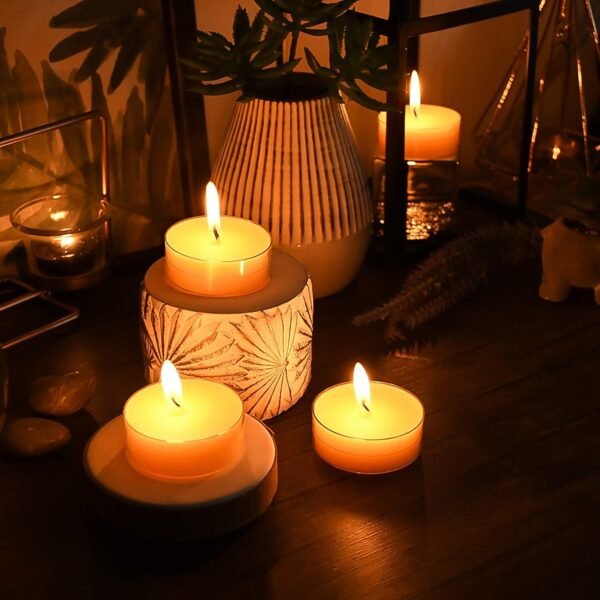 Tealight Diwali Candle â€“ Smokeless, Long-Burning, Mix Color (1 Pc / Mix Color)