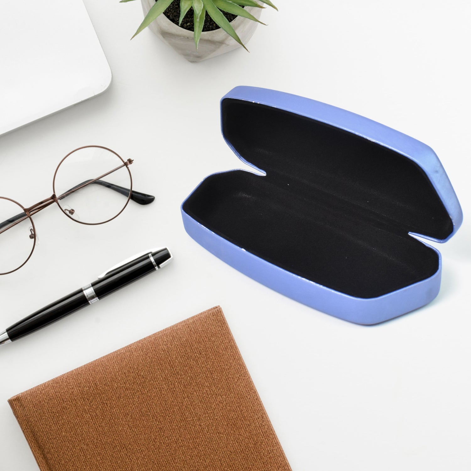 Glasses Case Eyeglasses Holder Storage Box (1 Pc / Mix color & Design) - Shivani Jaswal Glasses Case Eyeglasses Holder Storage Box (1 Pc / Mix color & Design)