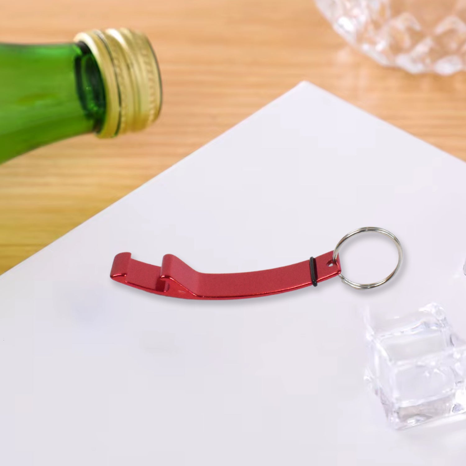 Metal Bottle Opener Keychain (1 Pc) - Shivani Jaswal Metal Bottle Opener Keychain (1 Pc)