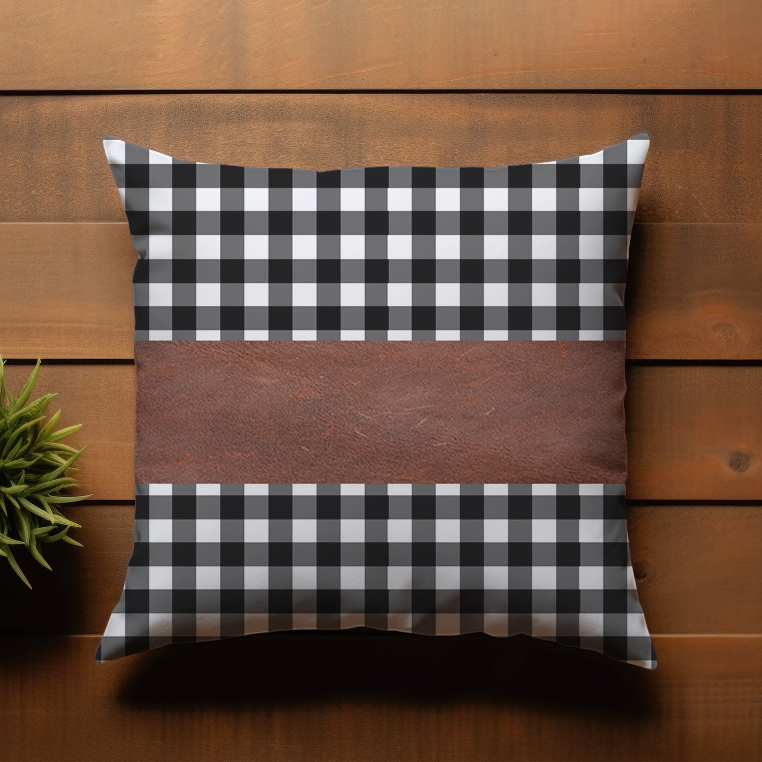 Pillow Covers, Leather & Cotton Cushion Covers (19 × 12 Inch / 1 Pair / 2 Pc) - Shivani Jaswal Pillow Covers, Leather & Cotton Cushion Covers (19 × 12 Inch / 1 Pair / 2 Pc)