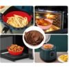 Air Fryer Reusable Silicone Pot with Handles (6 Pc set)