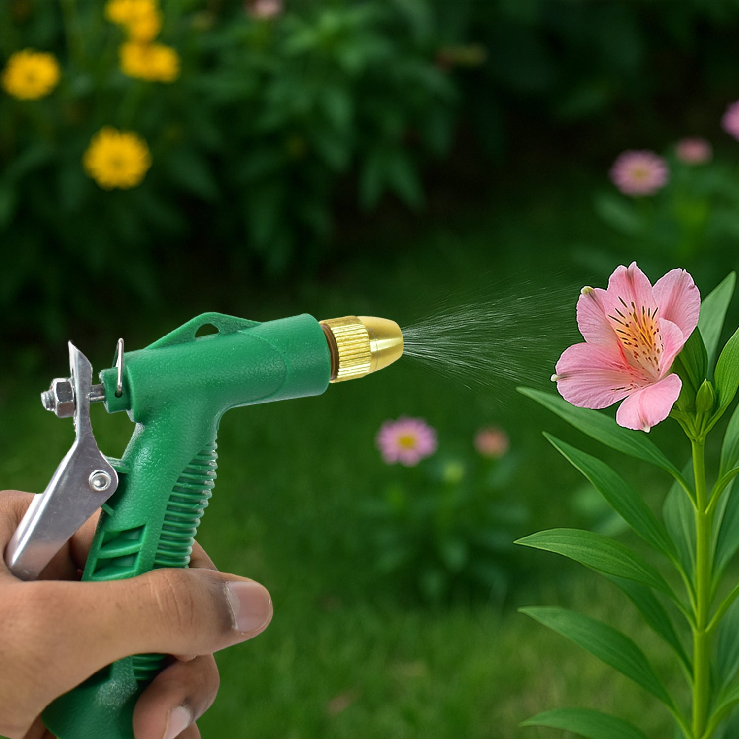 Durable Hose Nozzle Water Lever Spray Gun - Shivani Jaswal Durable Hose Nozzle Water Lever Spray Gun