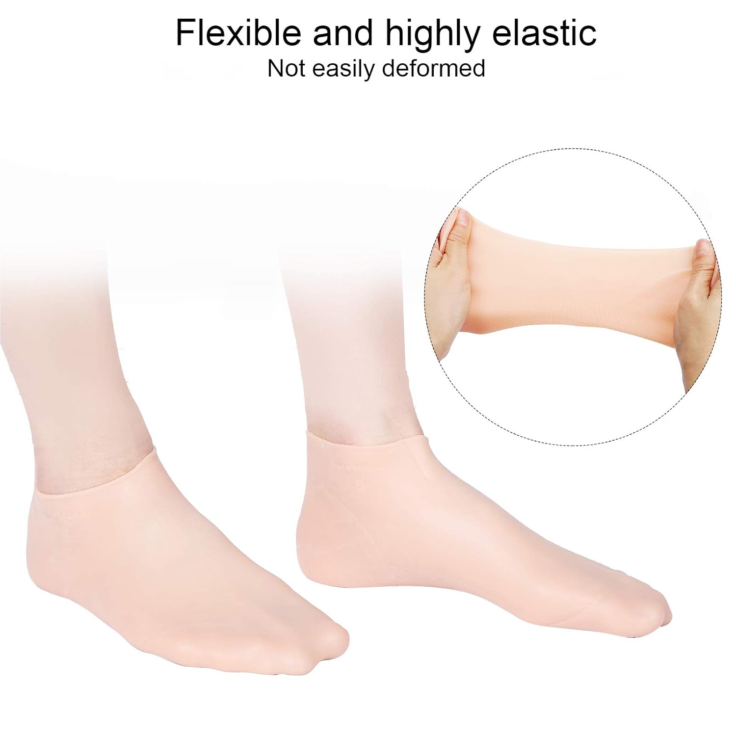 Silicone Soft Moisturizing Socks (1 Pair) - Shivani Jaswal Silicone Soft Moisturizing Socks (1 Pair)