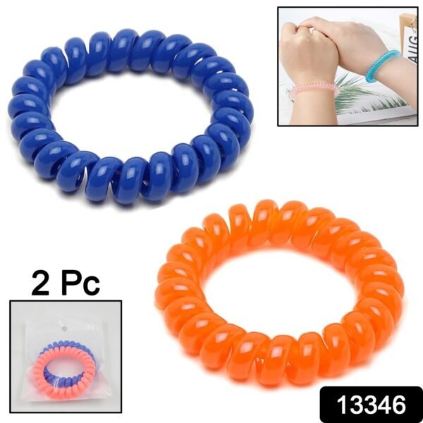 Telephone Wire Hair bands Pack of 2 Pc / Multicolour), Hair accessories