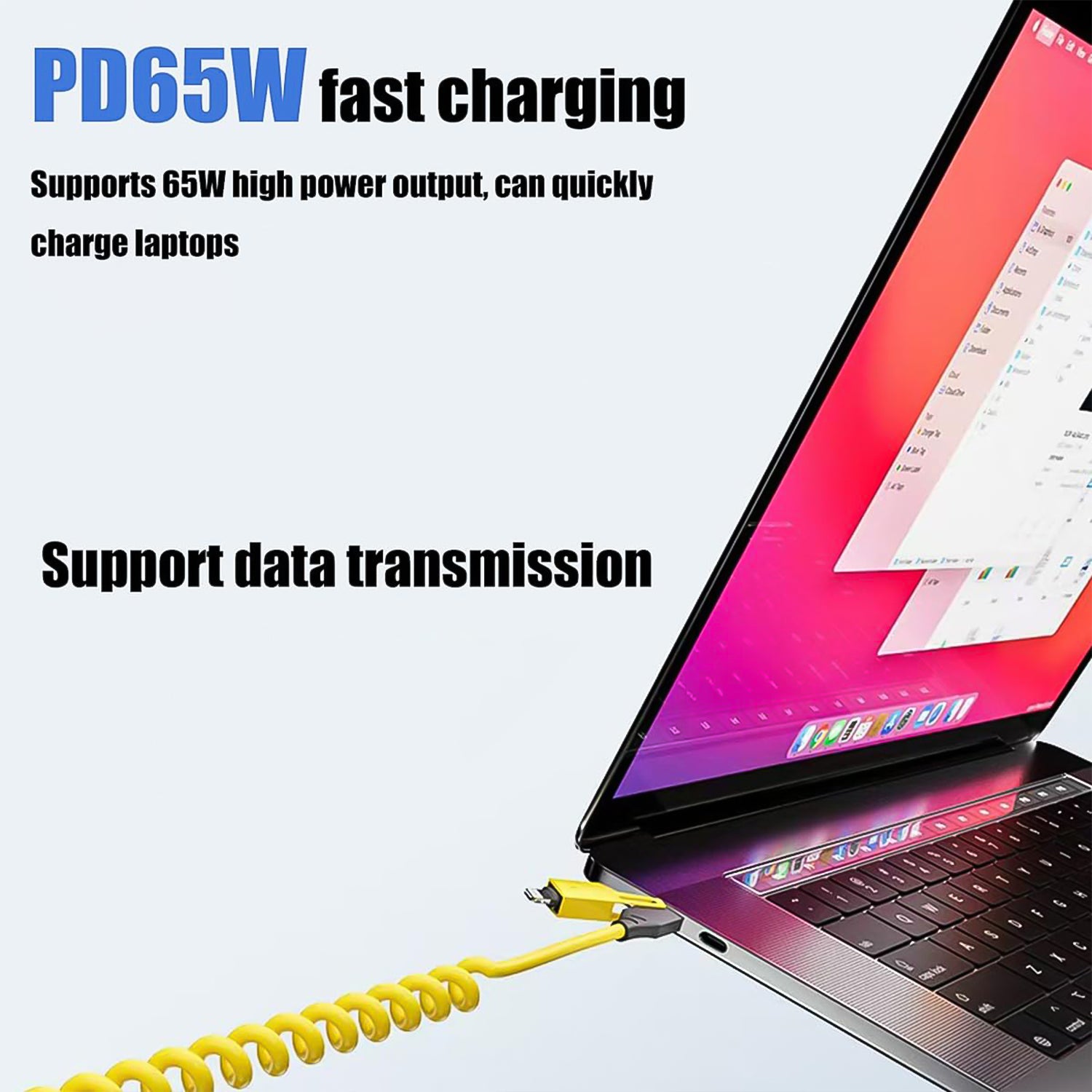 4 in 1 Spring Fast Charging Cable (1 Pc / 1.5 Mtr Long) - Shivani Jaswal 4 in 1 Spring Fast Charging Cable (1 Pc / 1.5 Mtr Long)
