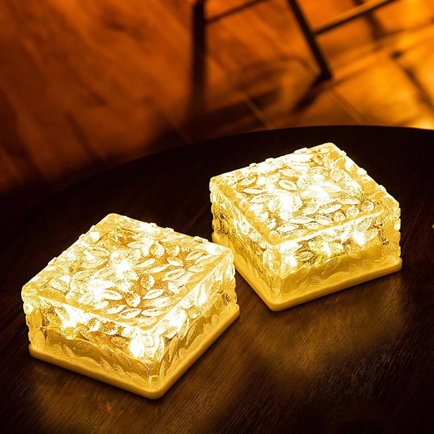 Solar Ice Cube Garden Light for Pathways & Christmas Decor - Shivani Jaswal Solar Ice Cube Garden Light for Pathways & Christmas Decor