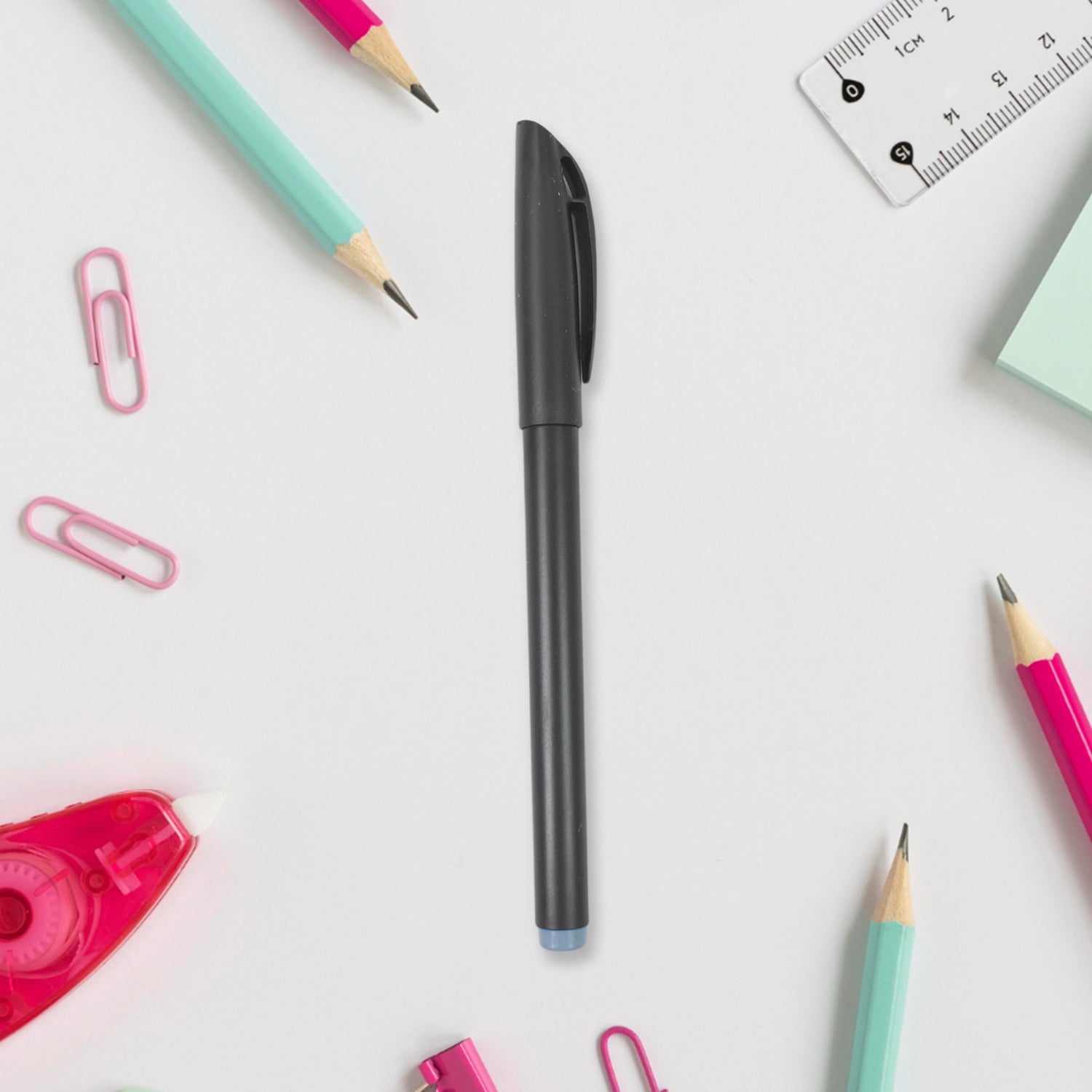 Writing Black Gel Pen for School Stationery Gift for Kids (8 Pcs set) - Shivani Jaswal Writing Black Gel Pen for School Stationery Gift for Kids (8 Pcs set)