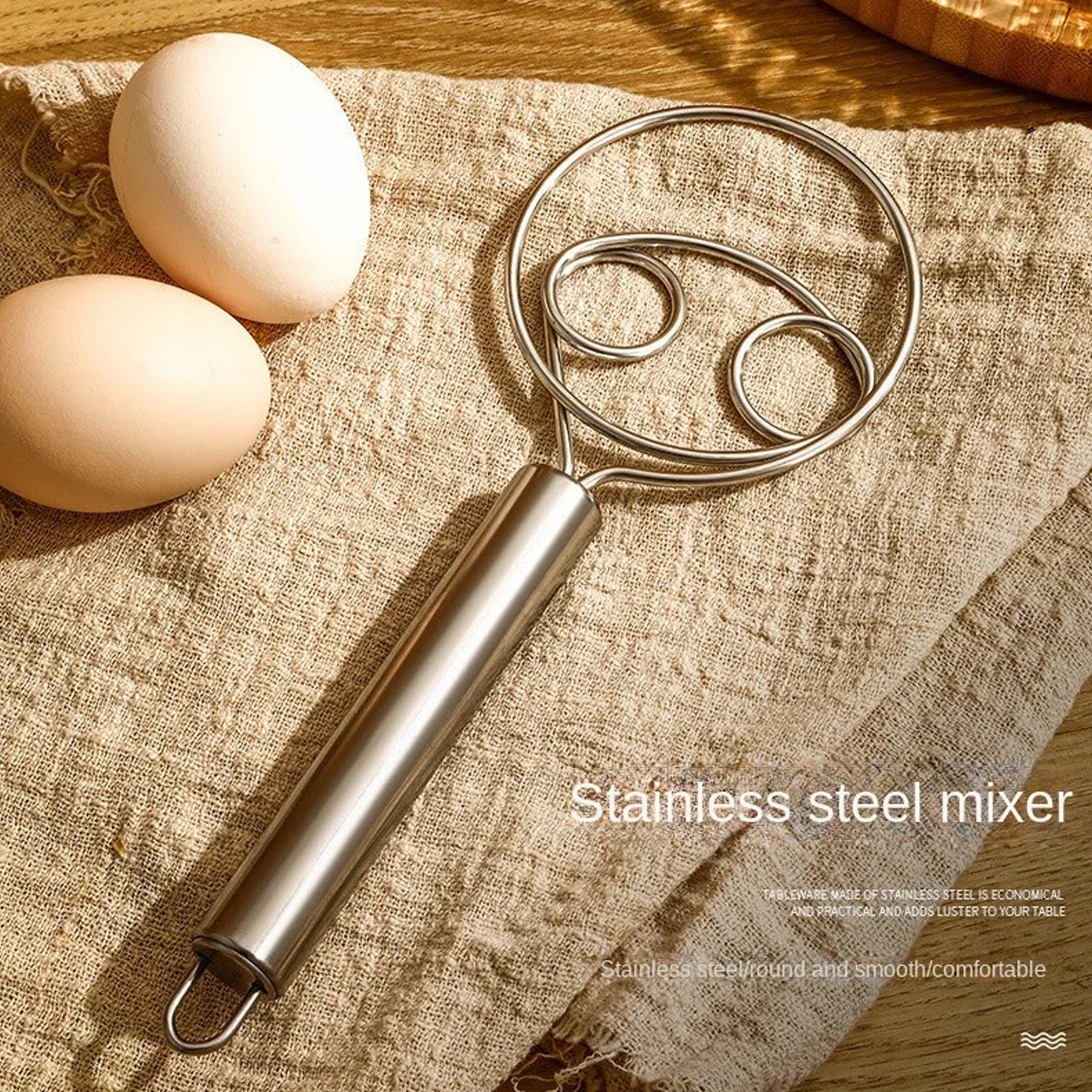 Dough Whisk, Premium Stainless Steel Dutch Whisk, Dough Hand Mixer Artisan Blender For Egg, Bread, Cake, Pastry, Pizza Dough - Perfect Baking Tools, Whisking, Tirring Kitchen Tools (1 Pc) - Shivani Jaswal Dough Whisk, Premium Stainless Steel Dutch Whisk, Dough Hand Mixer Artisan Blender For Egg, Bread, Cake, Pastry, Pizza Dough - Perfect Baking Tools, Whisking, Tirring Kitchen Tools (1 Pc)