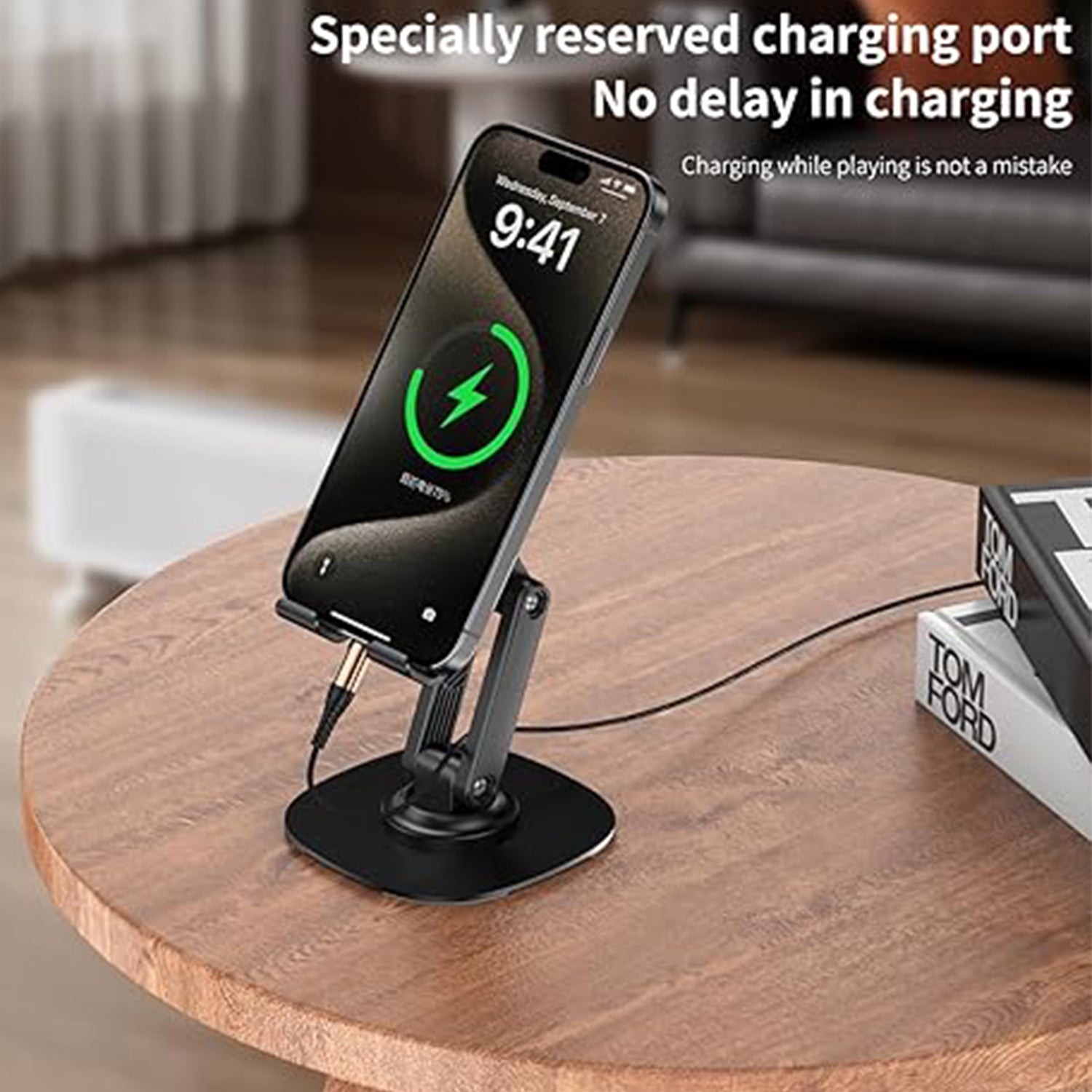 Mobile Stand Foldable & 360° Rotatable Mobile Stand (1 Pc) - Shivani Jaswal Mobile Stand Foldable & 360° Rotatable Mobile Stand (1 Pc)