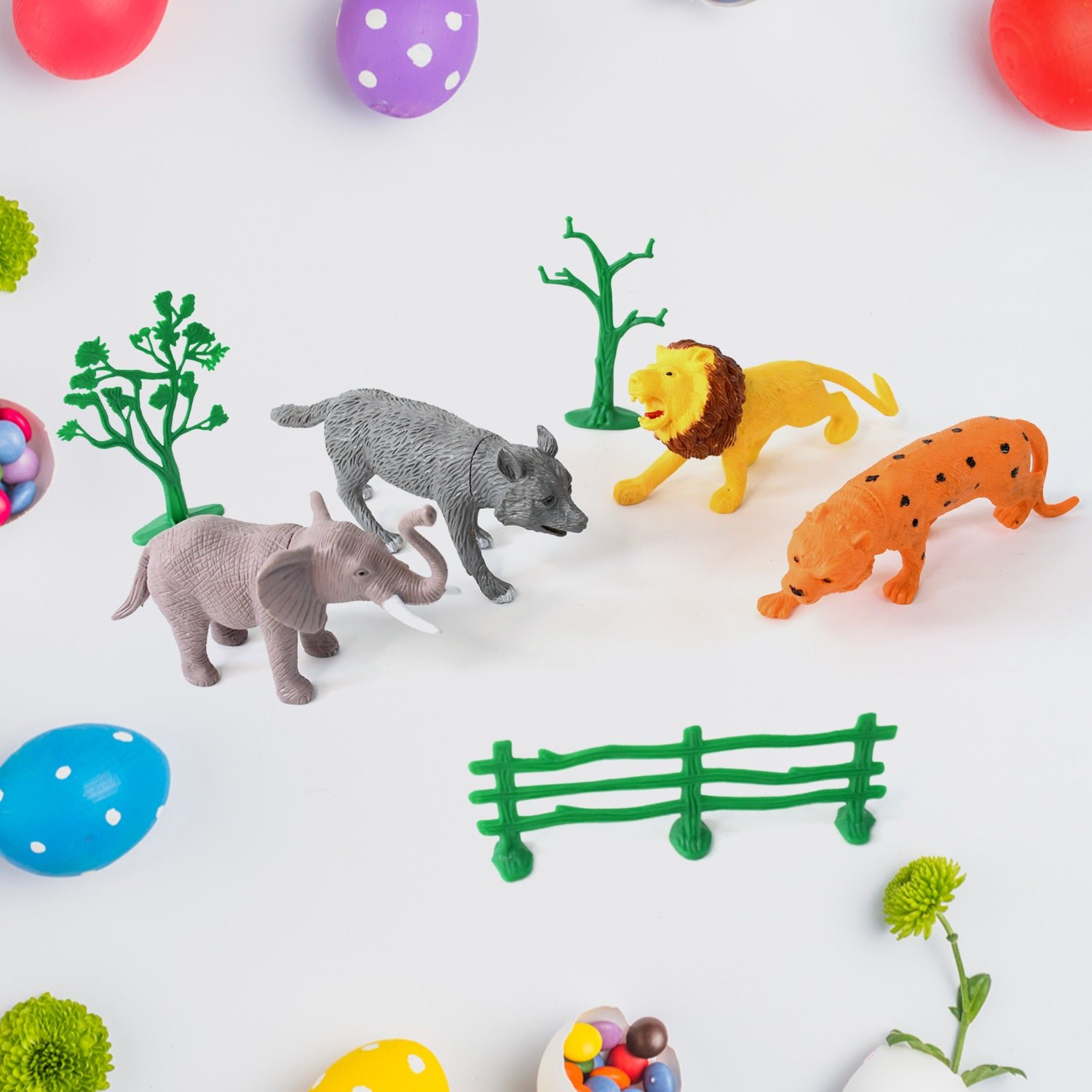 TTG Small Wild Animal Toy Set for Kids (Pack of 4 Animals) - Shivani Jaswal TTG Small Wild Animal Toy Set for Kids (Pack of 4 Animals)