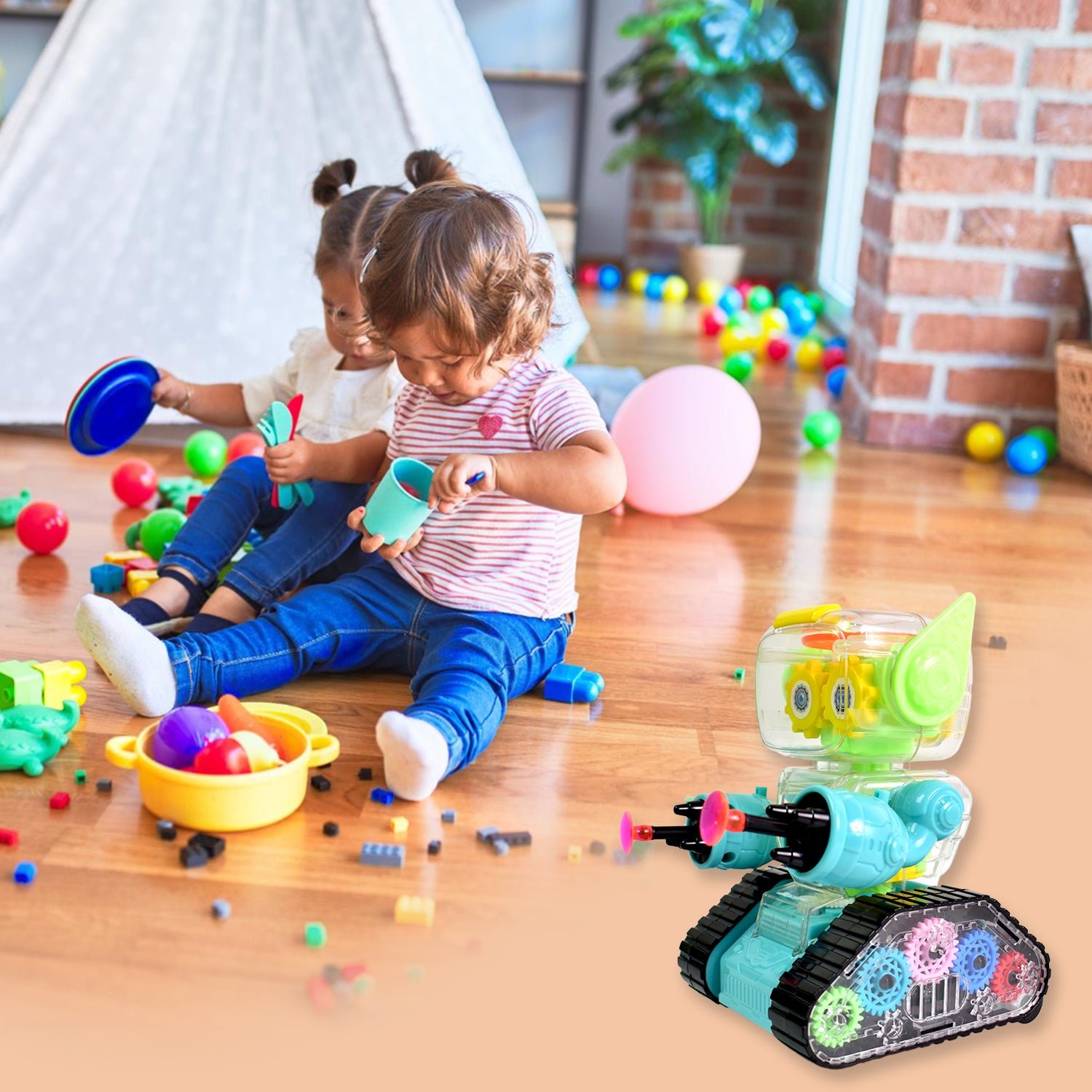 Gear Robot Car for Kids (1 Pc) - Shivani Jaswal Gear Robot Car for Kids (1 Pc)