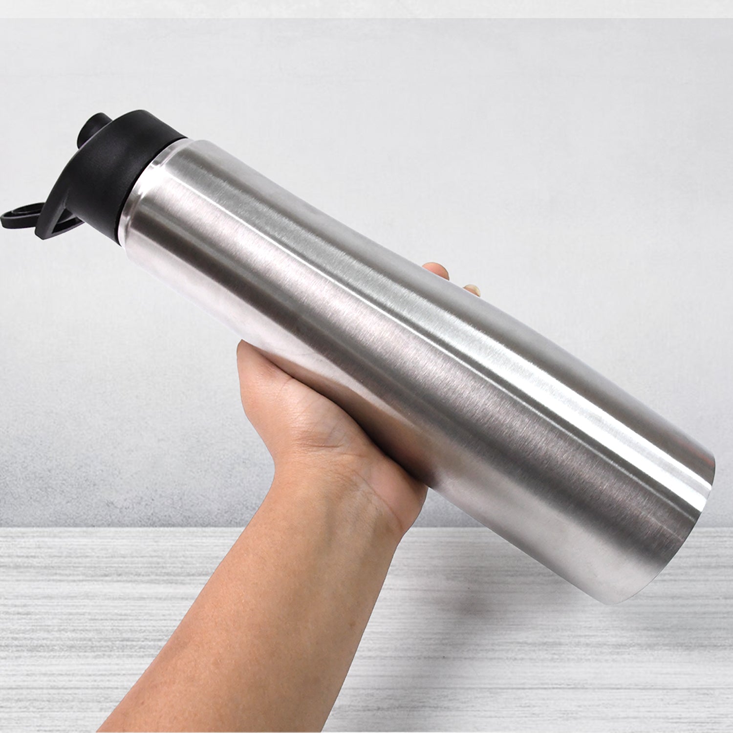 Stainless Steel Double Wall Vacuum-Insulated Drink Water Bottle (1000 ML) - Shivani Jaswal Stainless Steel Double Wall Vacuum-Insulated Drink Water Bottle (1000 ML)