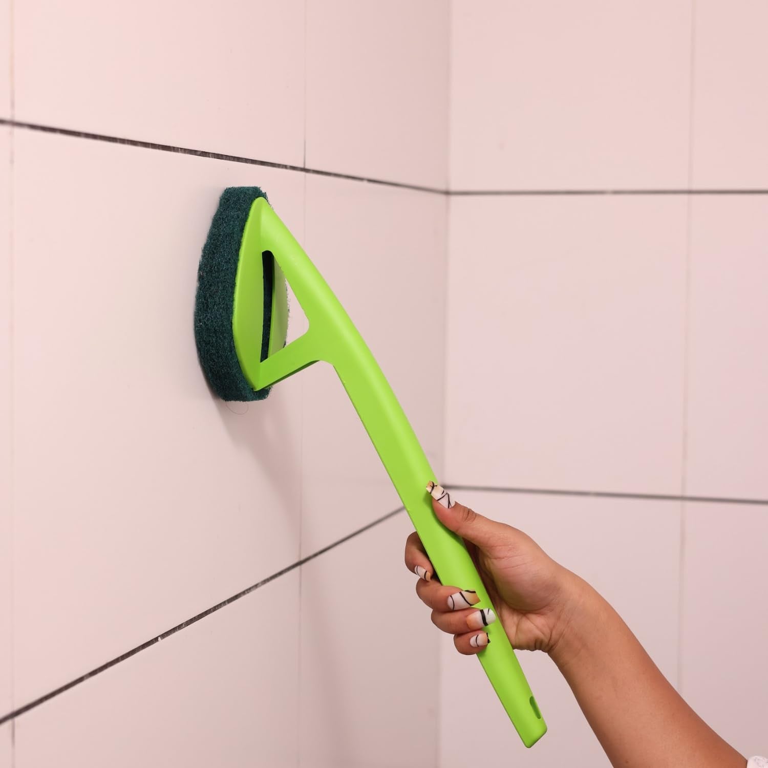 Scrubber Hockey with Long Handle (1 Pc) - Shivani Jaswal Scrubber Hockey with Long Handle (1 Pc)