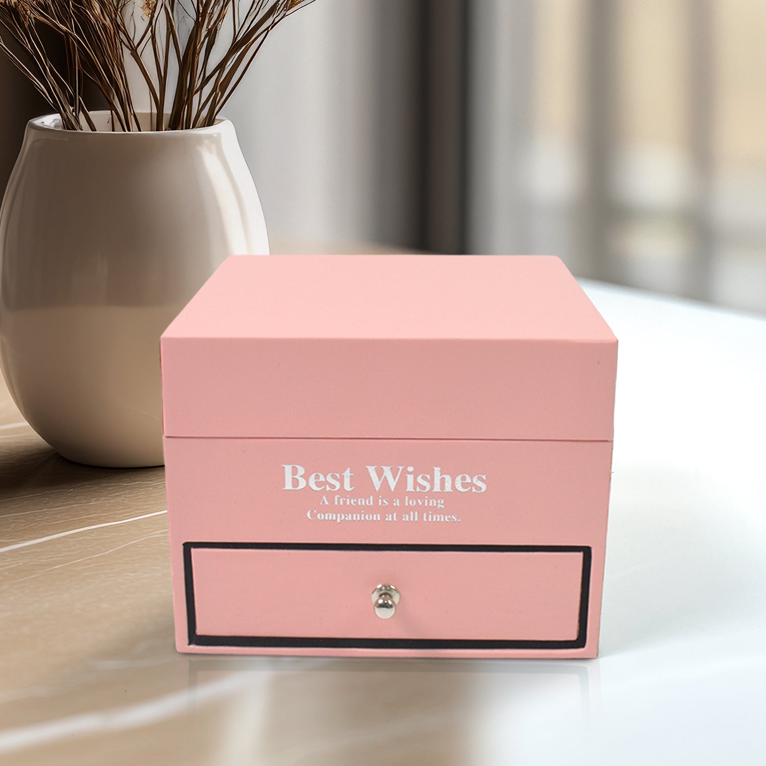 Preserved Eternal Rose Flower Gift Box Drawer with I Love You & Artificial 9 Pcs Rose (1 Set) - Shivani Jaswal Preserved Eternal Rose Flower Gift Box Drawer with I Love You & Artificial 9 Pcs Rose (1 Set)