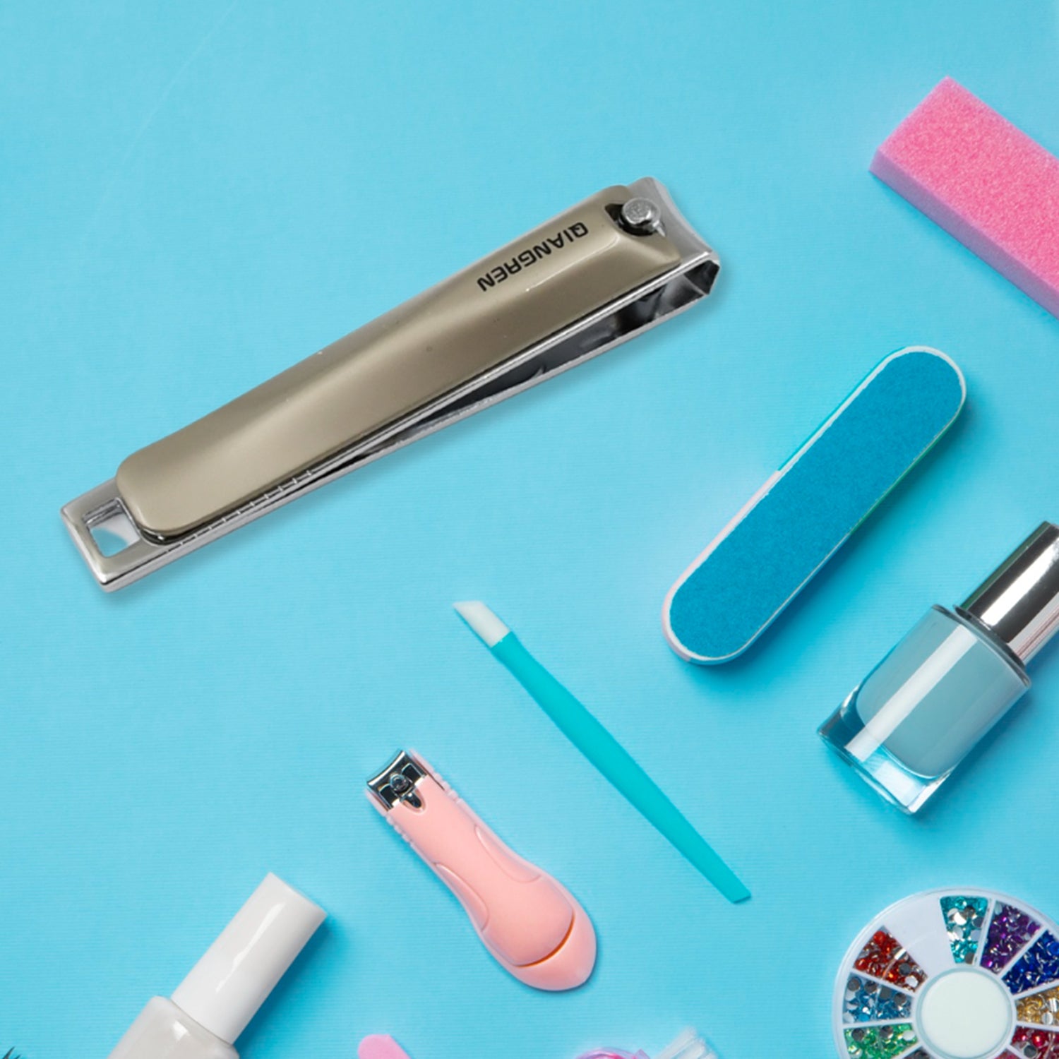 Stainless Steel Folding Portable Large Nail Clippers with Nail File (1 Pc) - Shivani Jaswal Stainless Steel Folding Portable Large Nail Clippers with Nail File (1 Pc)