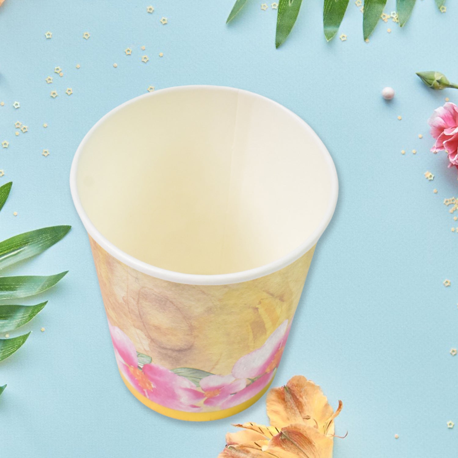 Disposable Paper Cups, Disposable Tea, Coffee Cups (24 Pcs Set / Mix Color & Design) - Shivani Jaswal Disposable Paper Cups, Disposable Tea, Coffee Cups (24 Pcs Set / Mix Color & Design)