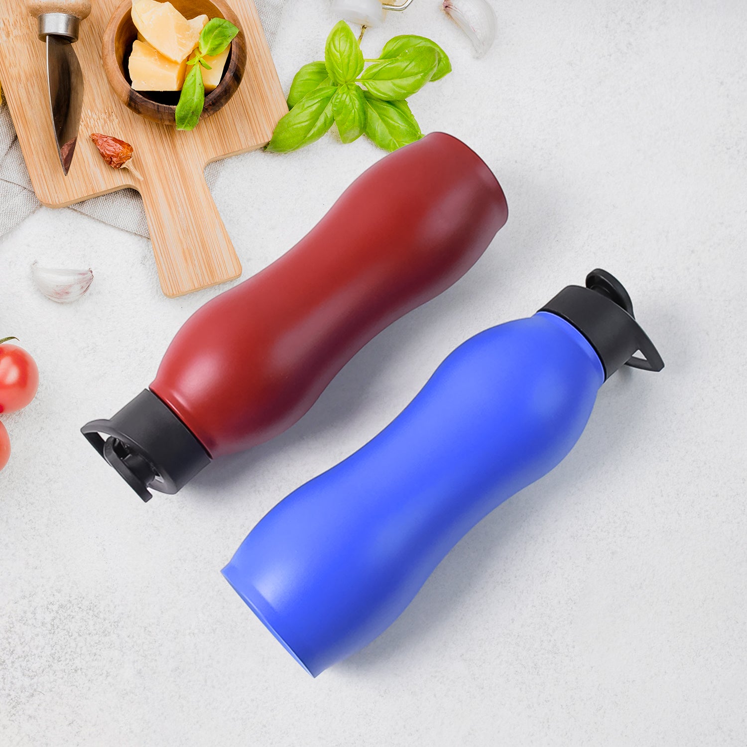 Stainless Steel Water Bottle (1000ML / Mix Colour / 1 Pc / Matte) - Shivani Jaswal Stainless Steel Water Bottle (1000ML / Mix Colour / 1 Pc / Matte)