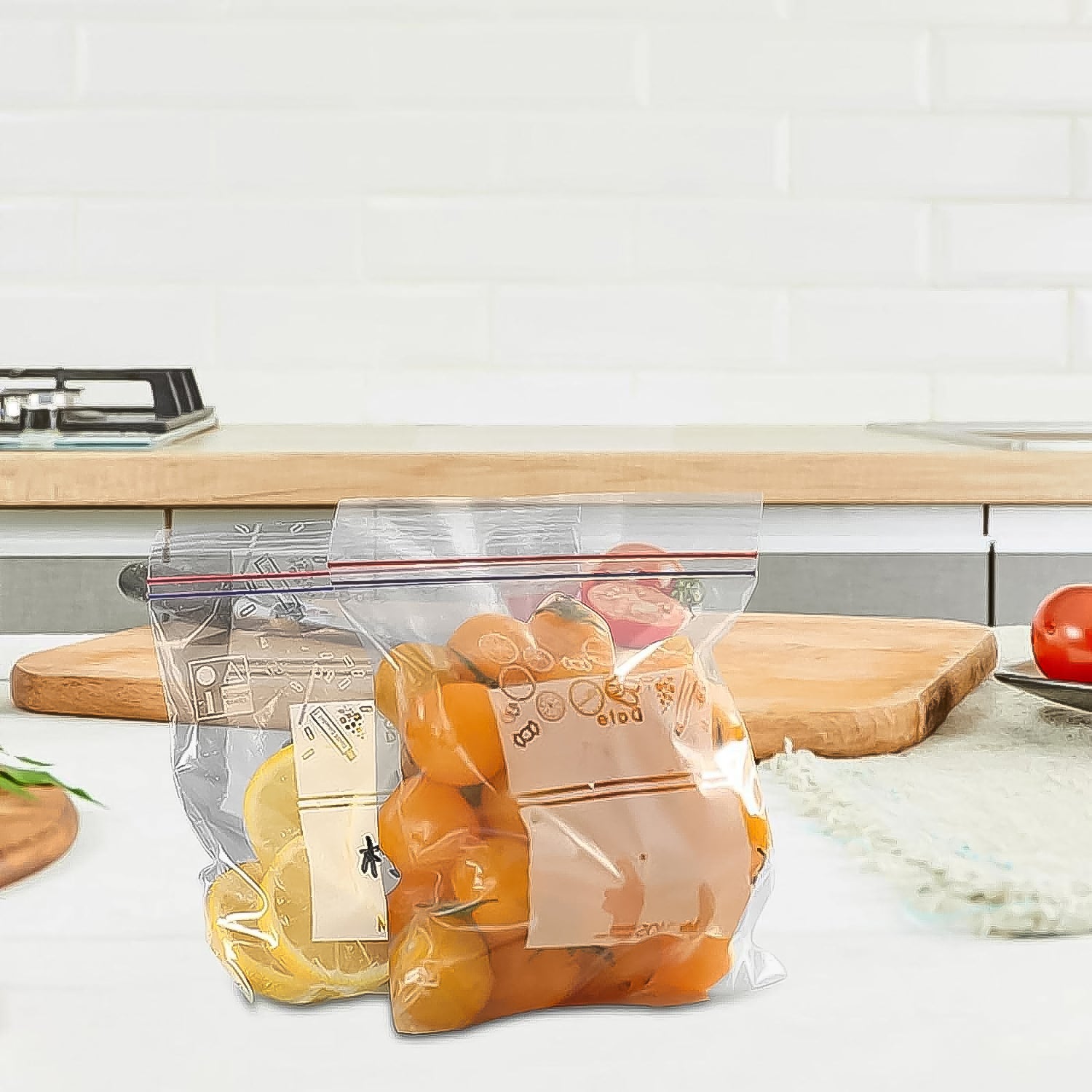 Large Food Seal Bag | Transparent Fresh Food Bags (10 Pcs Set) - Shivani Jaswal Large Food Seal Bag | Transparent Fresh Food Bags (10 Pcs Set)