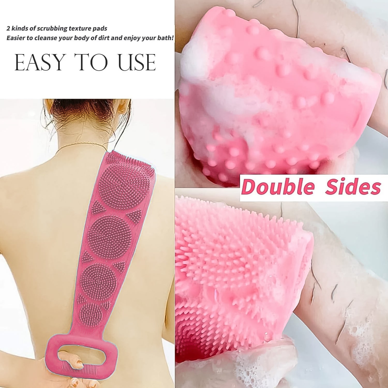 Silicone Bath Body Brush / Scrubber With Color Box (1 Pc / Mix Color) - Shivani Jaswal Silicone Bath Body Brush / Scrubber With Color Box (1 Pc / Mix Color)
