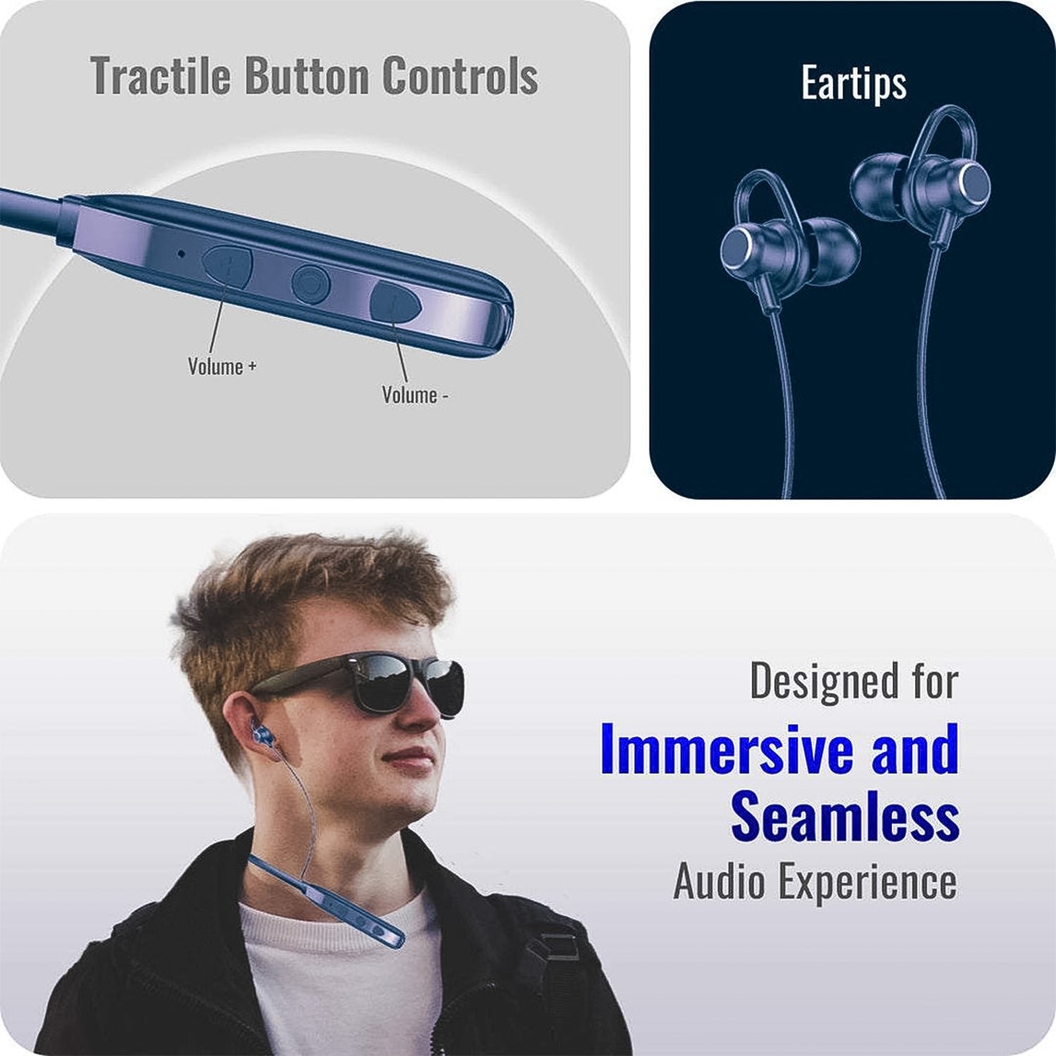 Magnetic ON- OFF Earbuds Neckband Bluetooth (1 Pc / USB Type-C) - Shivani Jaswal Magnetic ON- OFF Earbuds Neckband Bluetooth (1 Pc / USB Type-C)