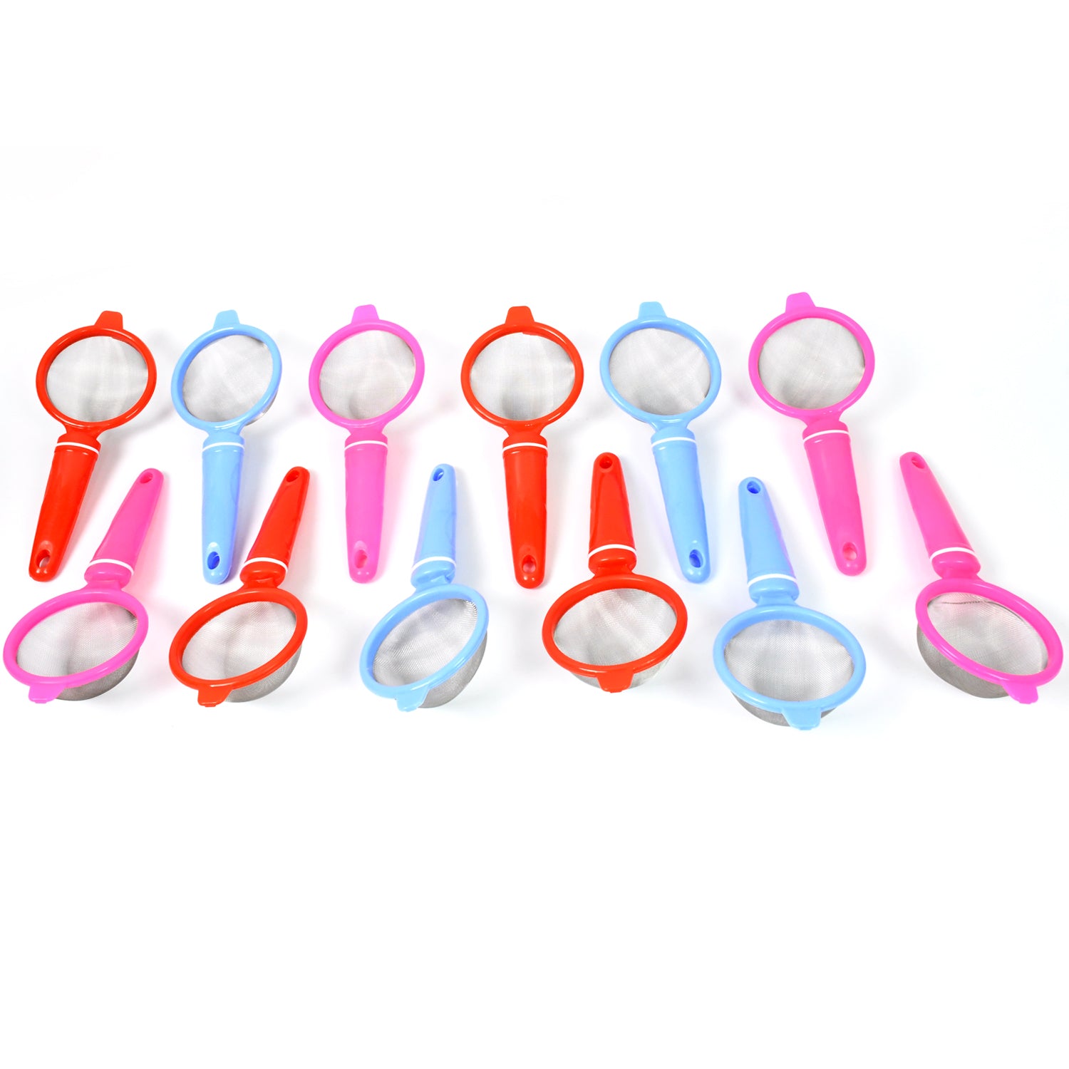 Plastic Multipurpose Tea and Coffee Strainer (Pack of 12 Pcs) - Shivani Jaswal Plastic Multipurpose Tea and Coffee Strainer (Pack of 12 Pcs)