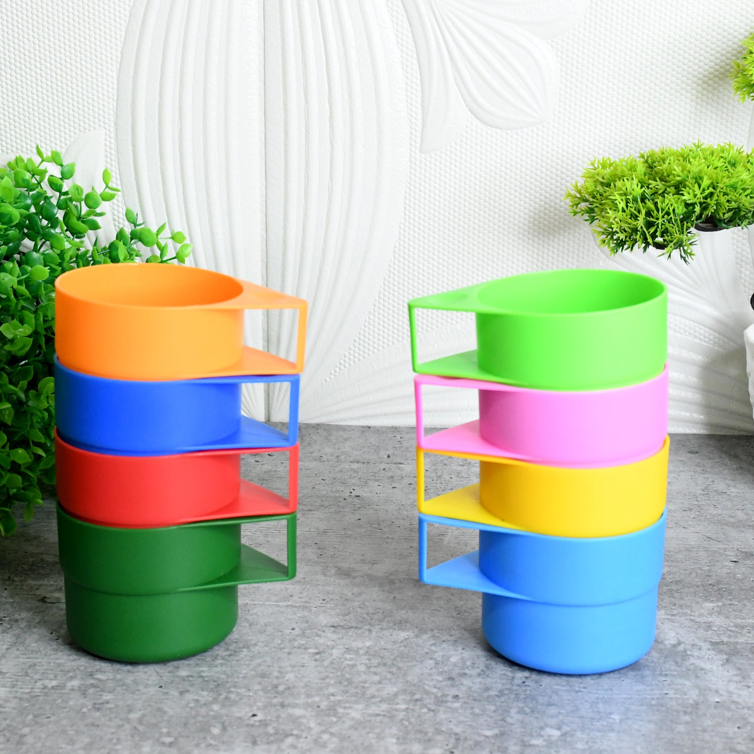 Rainbow Picnic Plastic Pitcher / Jug / Kettle Glass / Cup Set Water Bottle+Cup (9 Pcs Set) - Shivani Jaswal Rainbow Picnic Plastic Pitcher / Jug / Kettle Glass / Cup Set Water Bottle+Cup (9 Pcs Set)