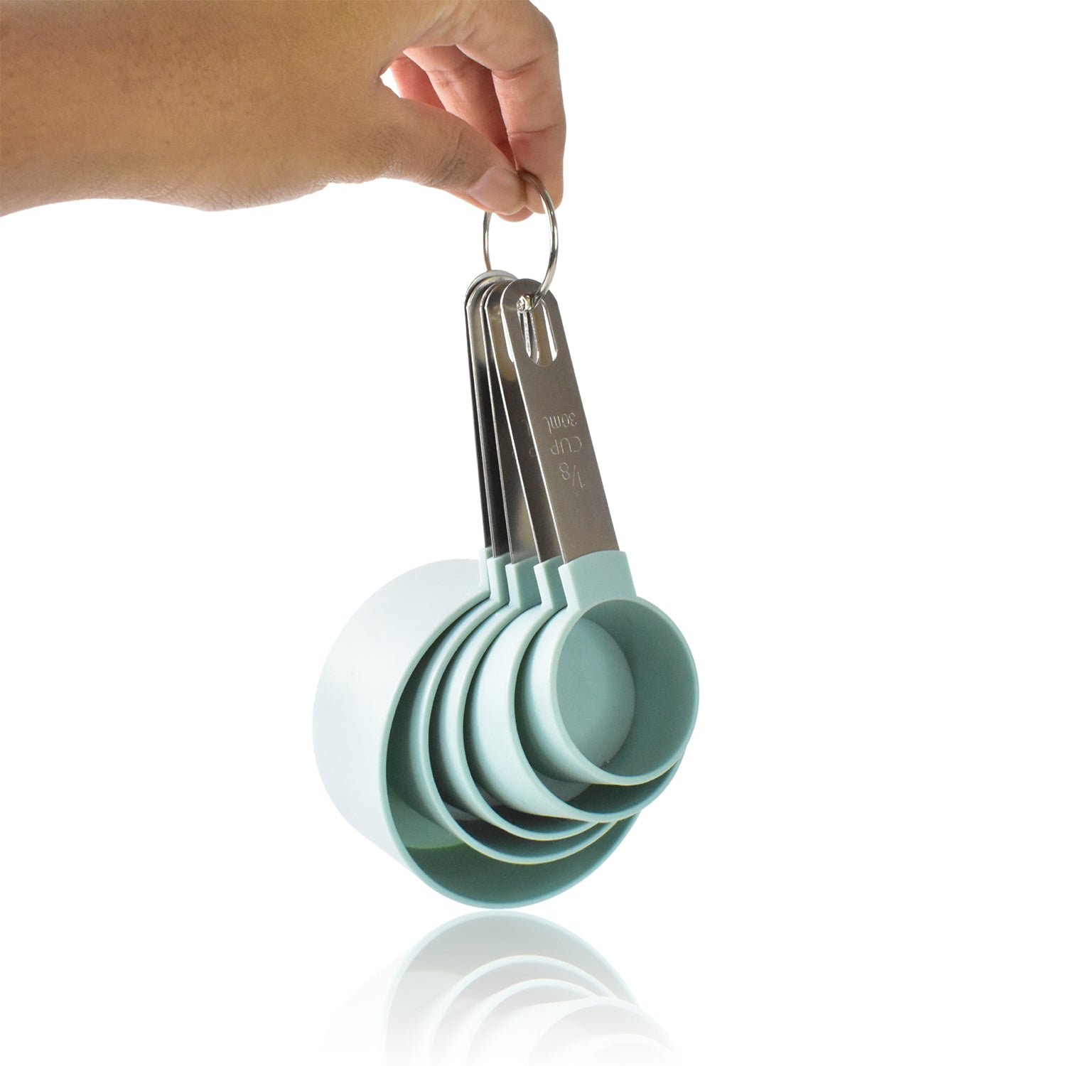 Stainless Steel and Plastics Measuring Cups (5 Pcs Set) - Shivani Jaswal Stainless Steel and Plastics Measuring Cups (5 Pcs Set)