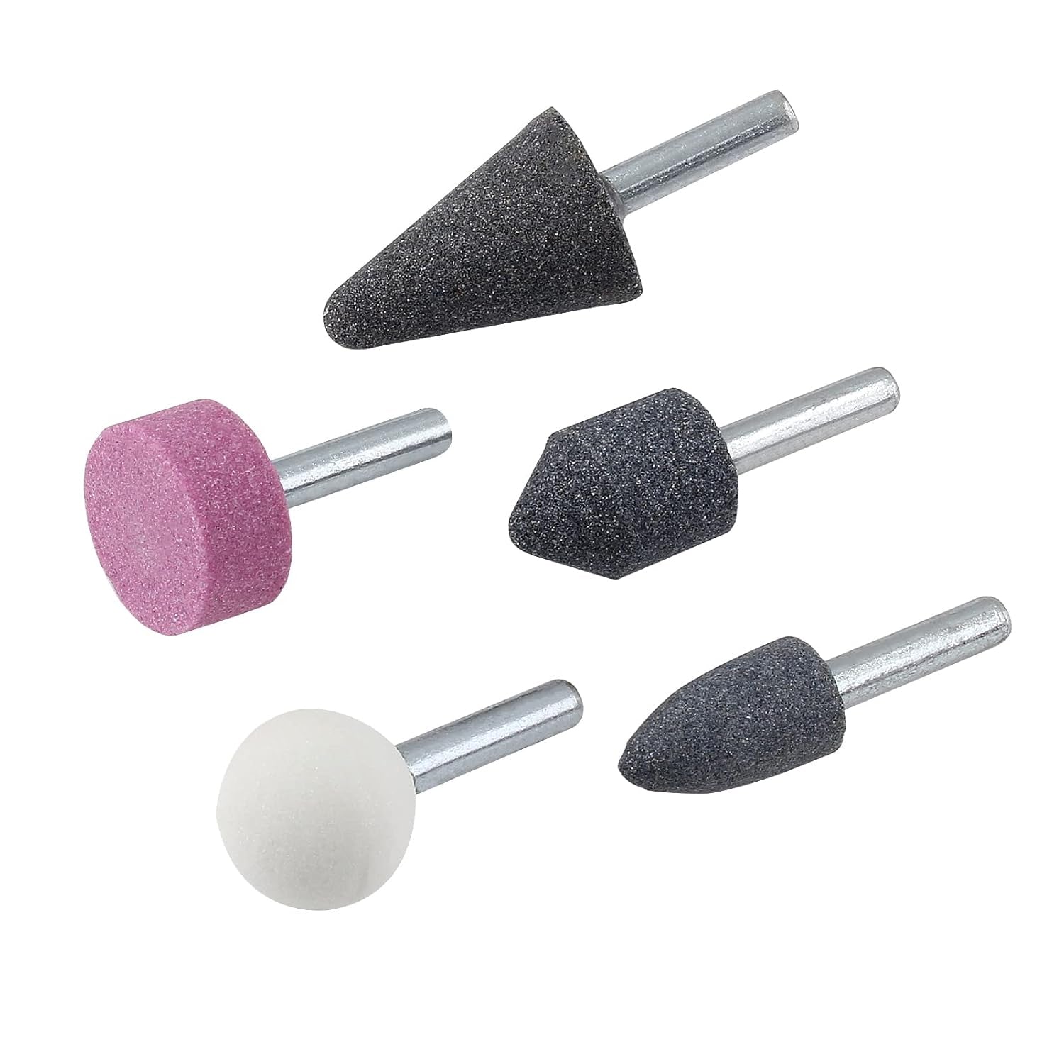 Abrasive Mounted Stone Grinding Wheel Head Grinding Burr Wheel Rotary Tools Set 5 Pcs - Shivani Jaswal Abrasive Mounted Stone Grinding Wheel Head Grinding Burr Wheel Rotary Tools Set 5 Pcs