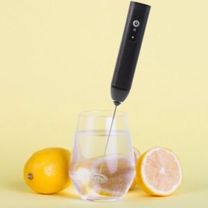 Small Electric Handheld Milk Frother with Stainless Steel Whisk (1 Pc)