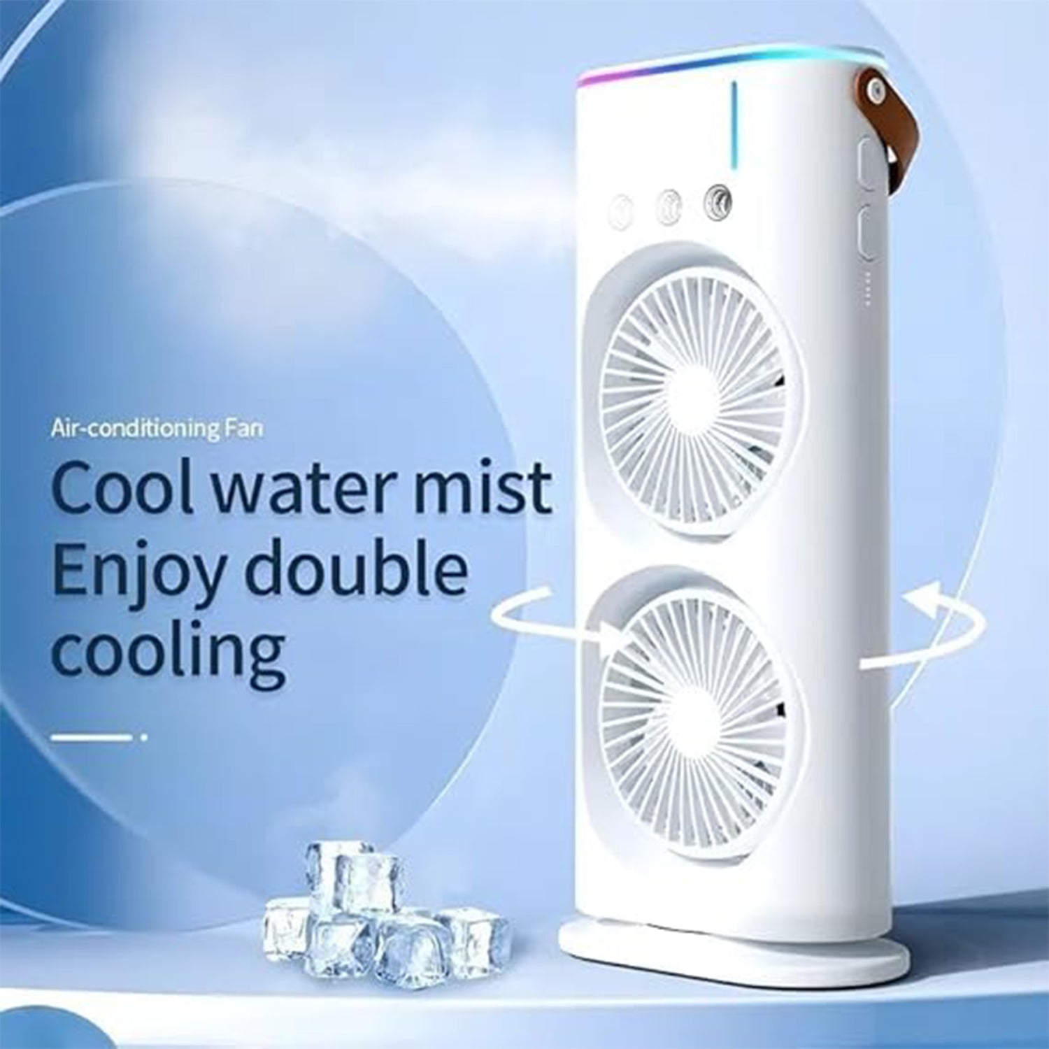 Portable Tower Mist Spray Cooling Fan, Air Cooling Fan (1 Pc) - Shivani Jaswal Portable Tower Mist Spray Cooling Fan, Air Cooling Fan (1 Pc)