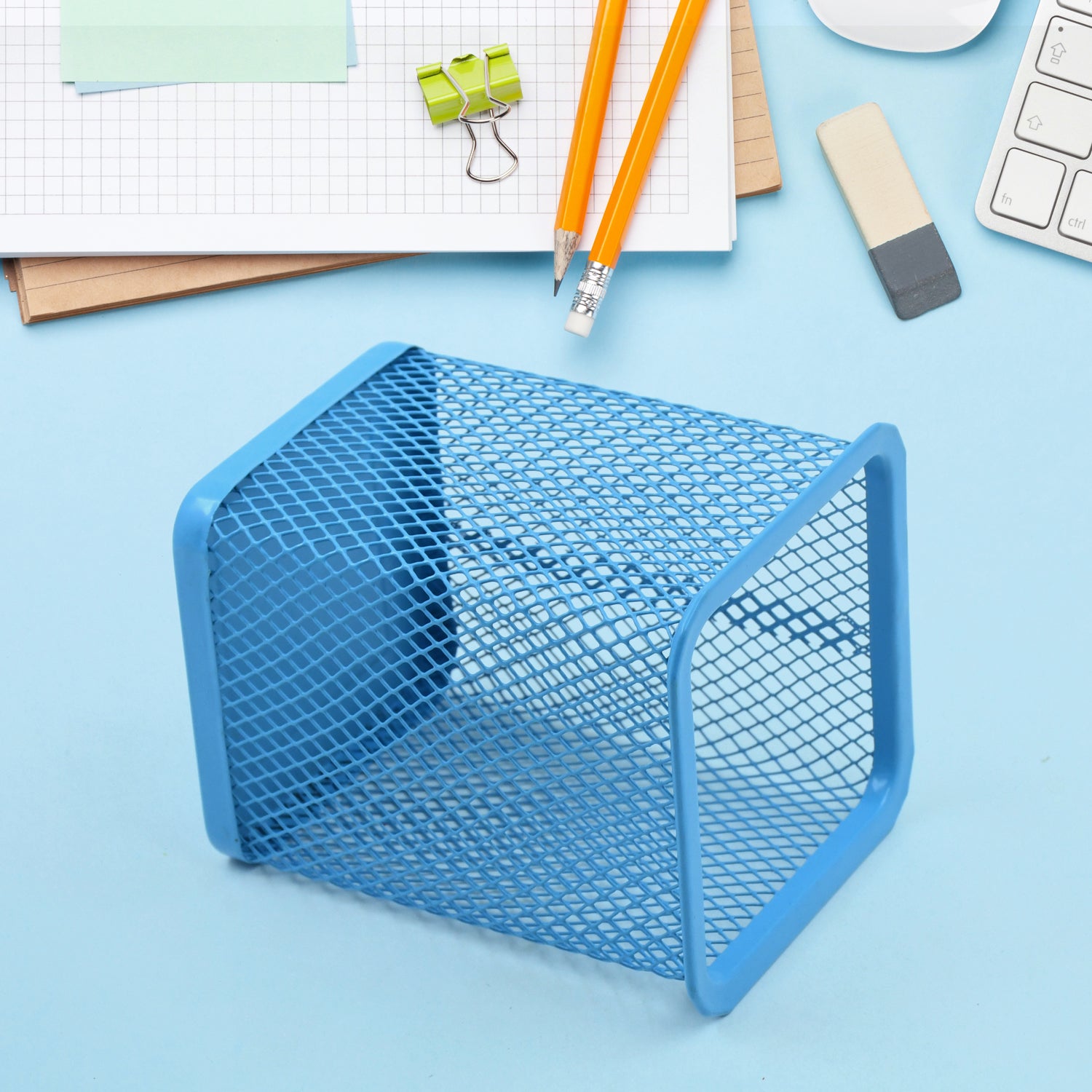 Pen Holder for Desk, Metal Mesh Holder (1 Pc) - Shivani Jaswal Pen Holder for Desk, Metal Mesh Holder (1 Pc)