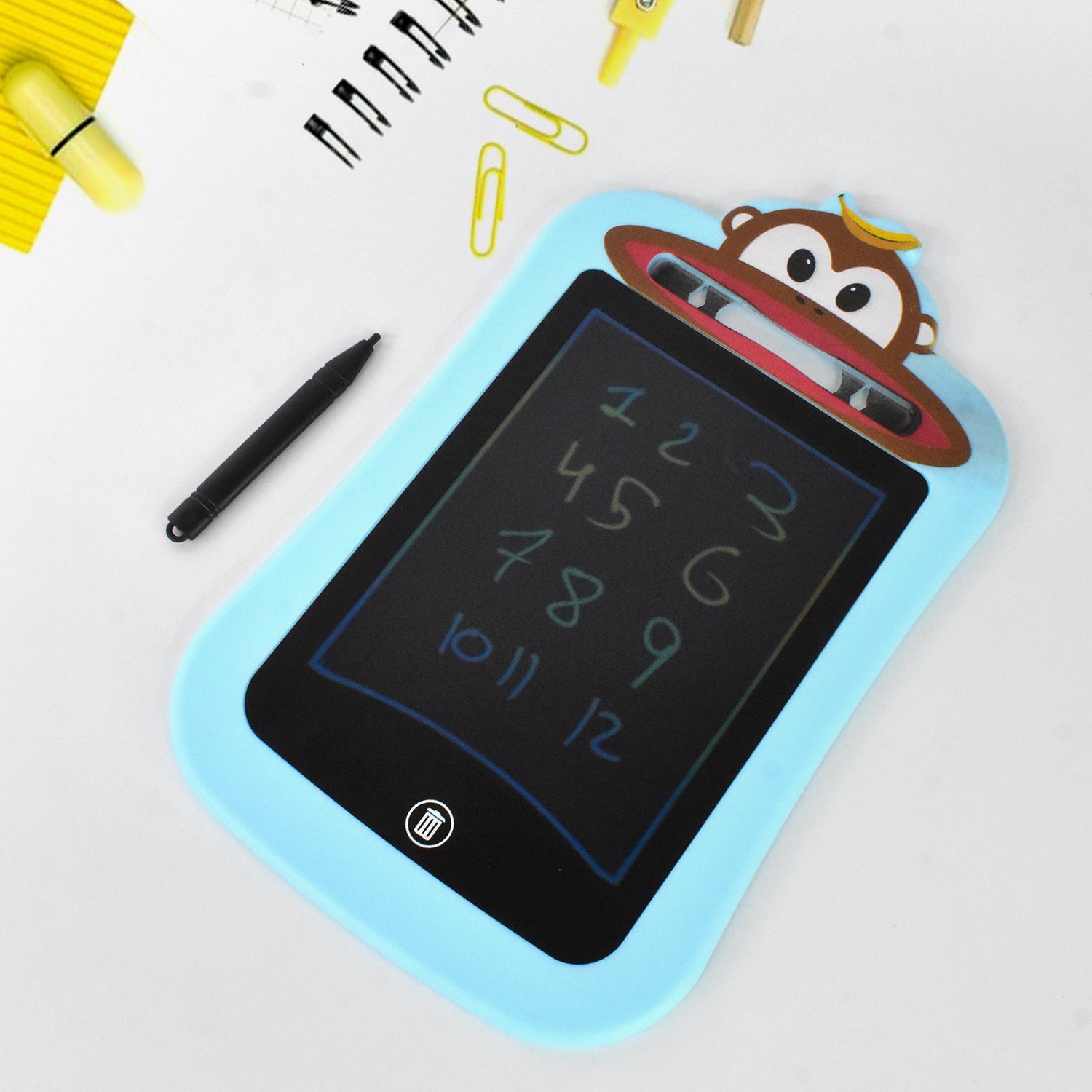 Kids Portable LCD Writing Tablet (1 Pc / Mix Design) - Shivani Jaswal Kids Portable LCD Writing Tablet (1 Pc / Mix Design)