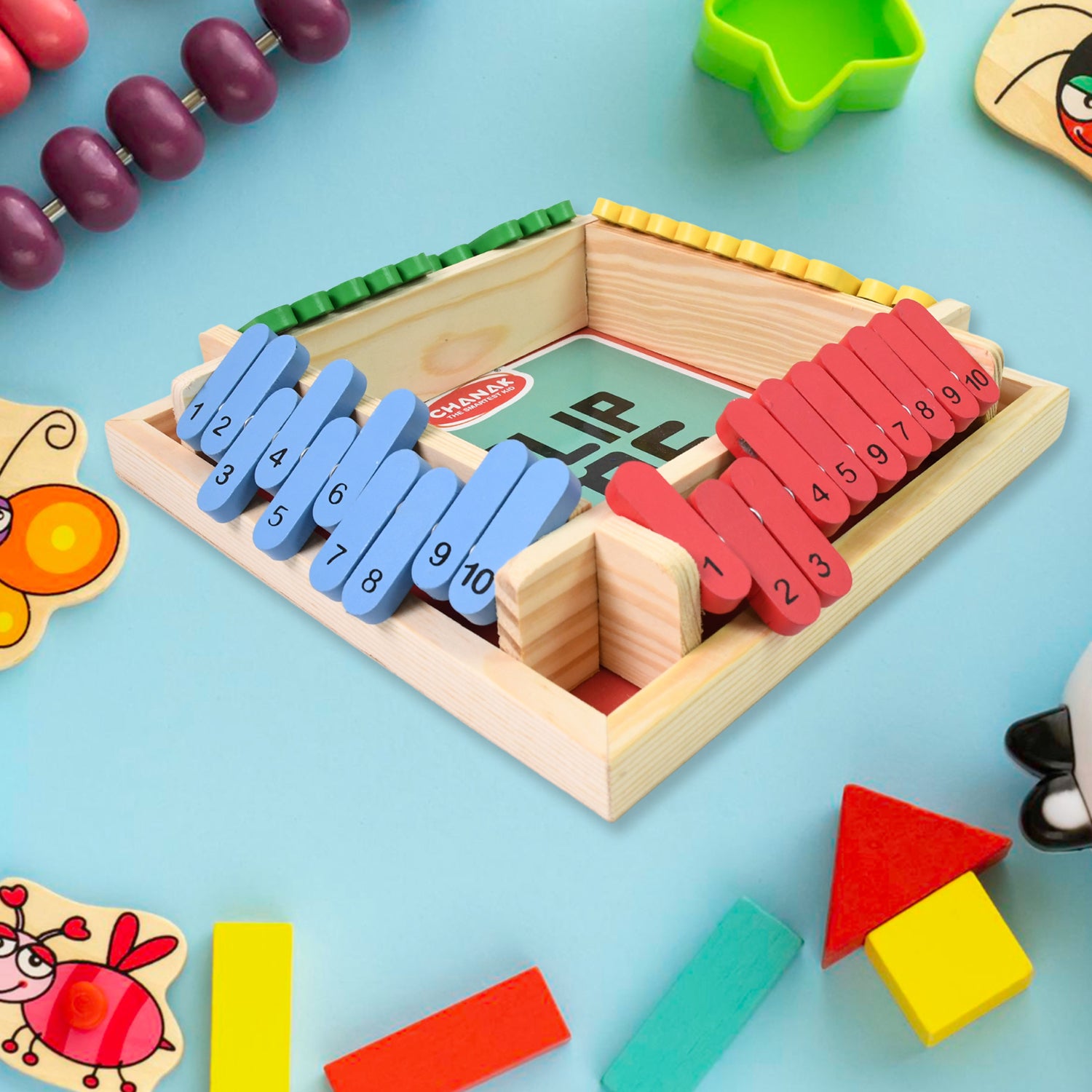 Shut The Box Dice Game, Classic Flip Me Multiplayer Game (1 Set) - Shivani Jaswal Shut The Box Dice Game, Classic Flip Me Multiplayer Game (1 Set)