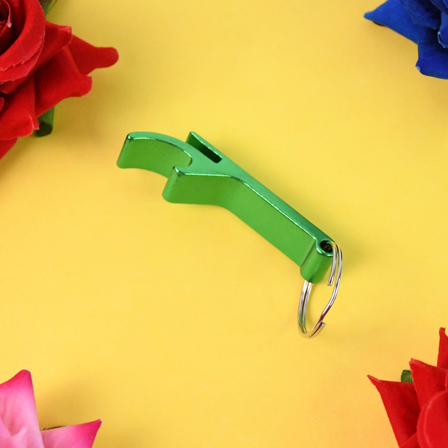 Metal Bottle Opener Keychain (1 Pc) - Shivani Jaswal Metal Bottle Opener Keychain (1 Pc)