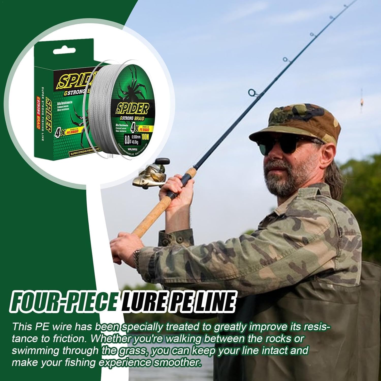 Braided Fishing Line, Abrasion Resistant Braided Wires, 100 Mtr Braided Wire - Shivani Jaswal Braided Fishing Line, Abrasion Resistant Braided Wires, 100 Mtr Braided Wire