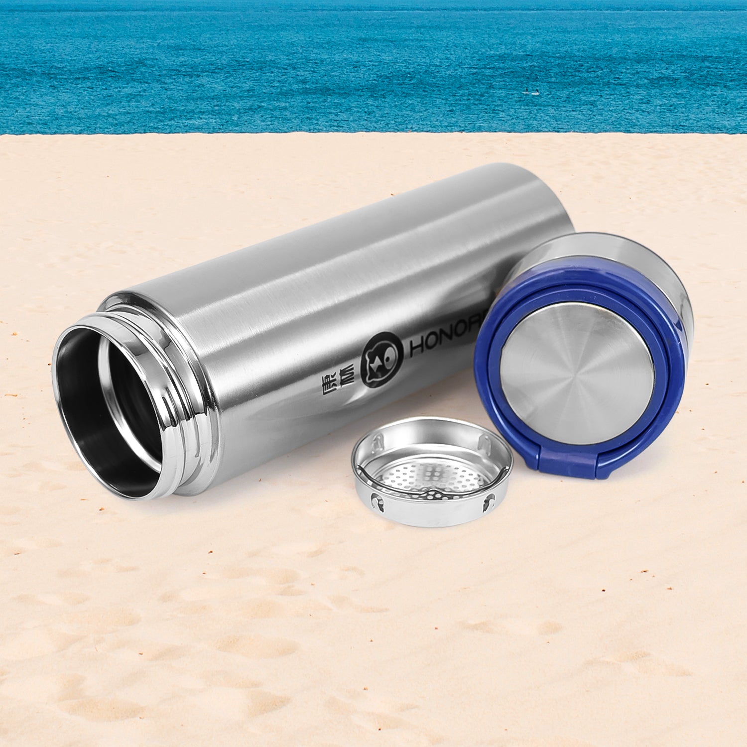 Insulated Steel Filter Cup – 350ml for Hot & Cold Drinks - Shivani Jaswal Insulated Steel Filter Cup – 350ml for Hot & Cold Drinks
