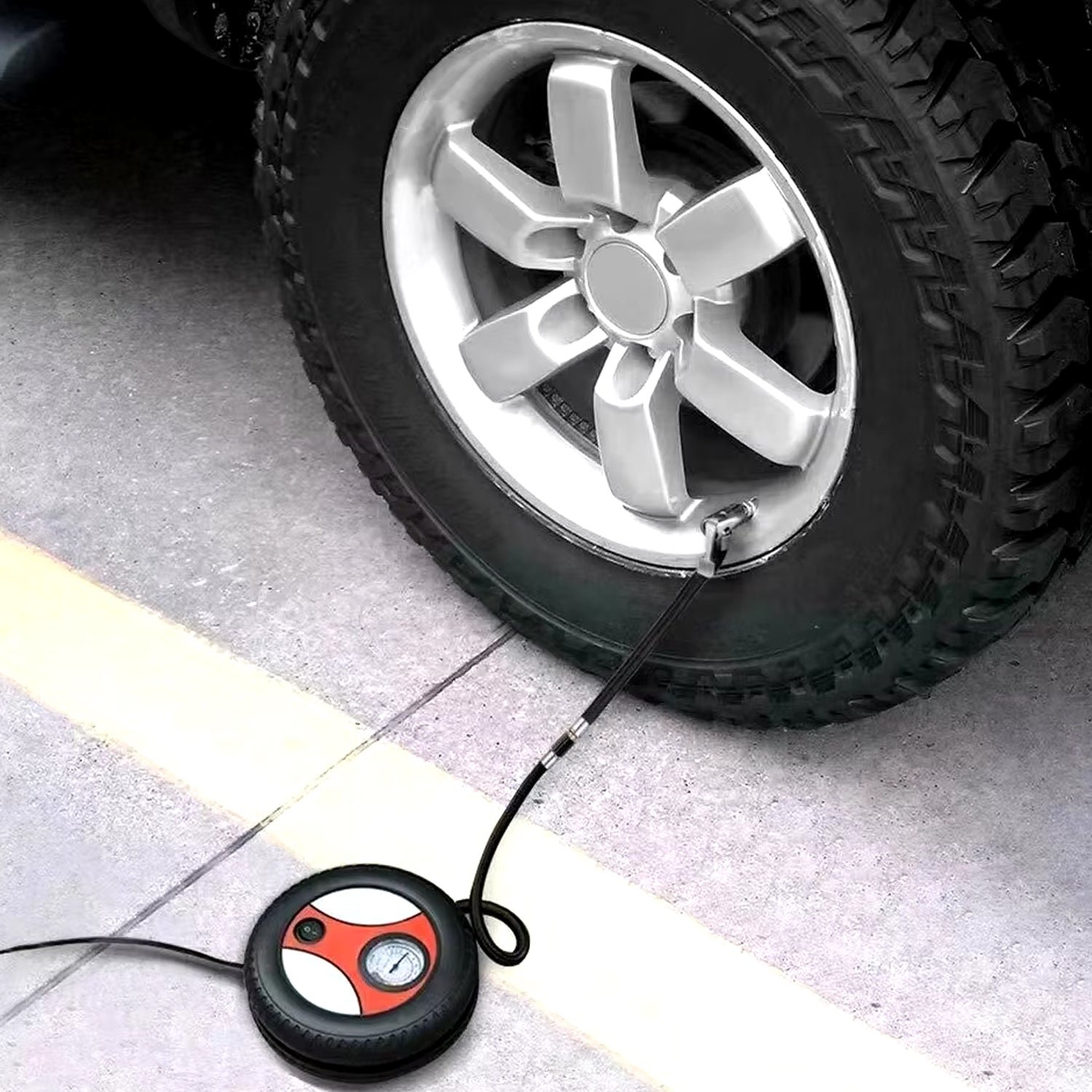 Compressor for Car and Bike 12V 260 PSI Tyre Inflator Air Pump - Shivani Jaswal Compressor for Car and Bike 12V 260 PSI Tyre Inflator Air Pump