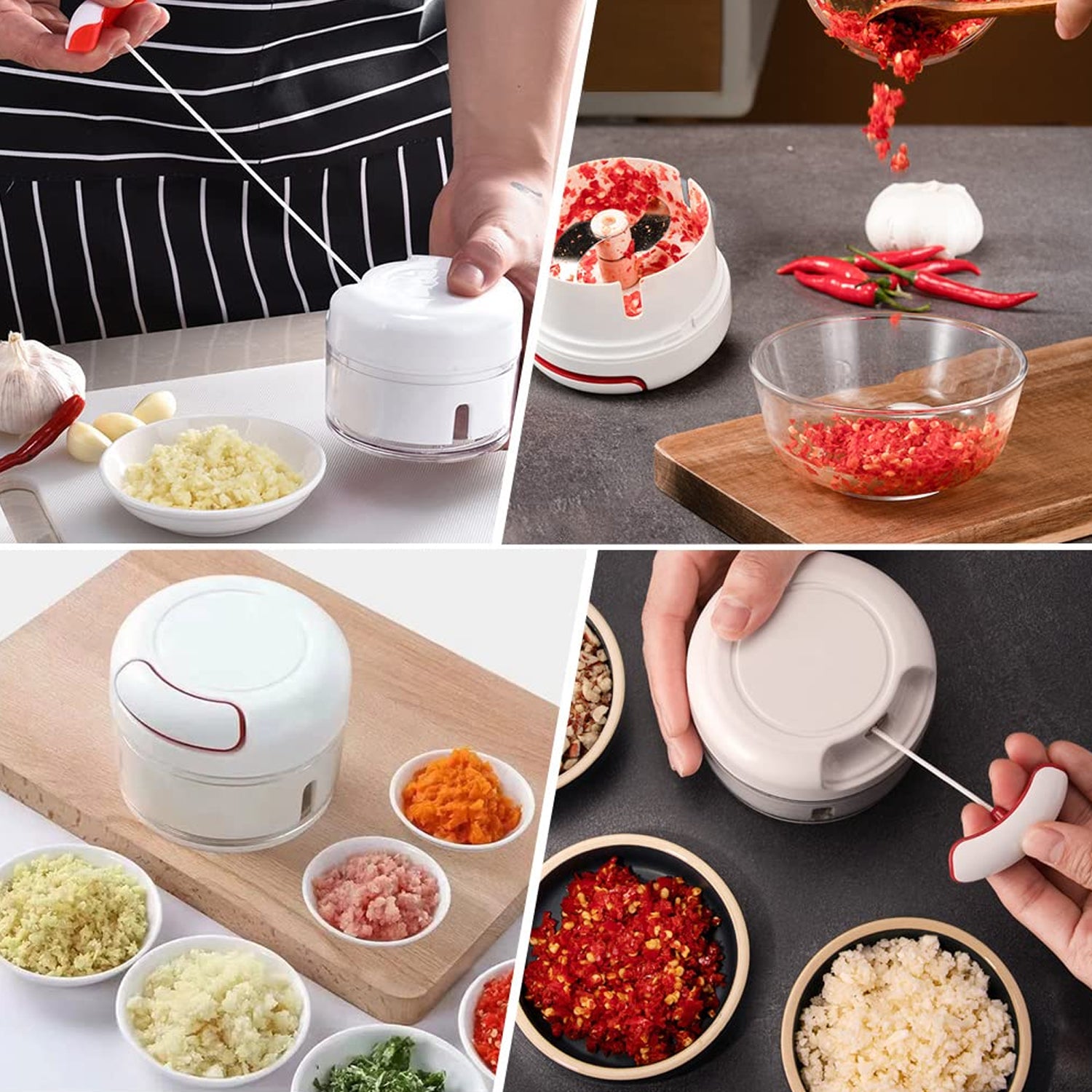 Manual Mini Food Processor Vegetable Chopper Hand Pull String Onion Chopper (1 Pc) - Shivani Jaswal Manual Mini Food Processor Vegetable Chopper Hand Pull String Onion Chopper (1 Pc)