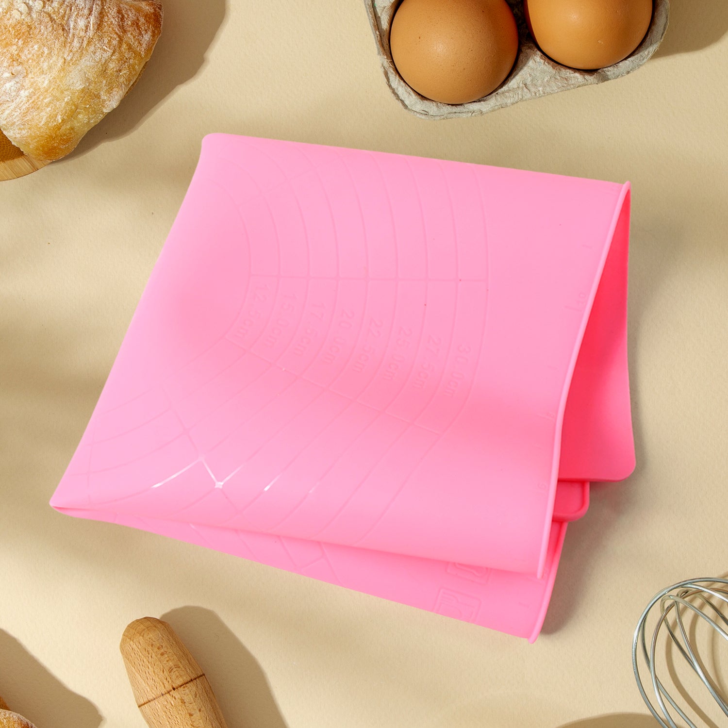 Rolling Mat Silicone Baking Mat (50×40 Cm) - Shivani Jaswal Rolling Mat Silicone Baking Mat (50×40 Cm)