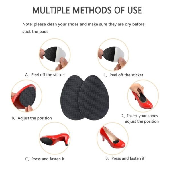 Self Adhesive Anti Slip Grip Sticker For Shoes, Sandals, Heels (1 Pc)