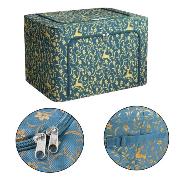 Zippered Closet Storage Box with Lid, With Window (50Ã—40 Cm / 1 Pc)